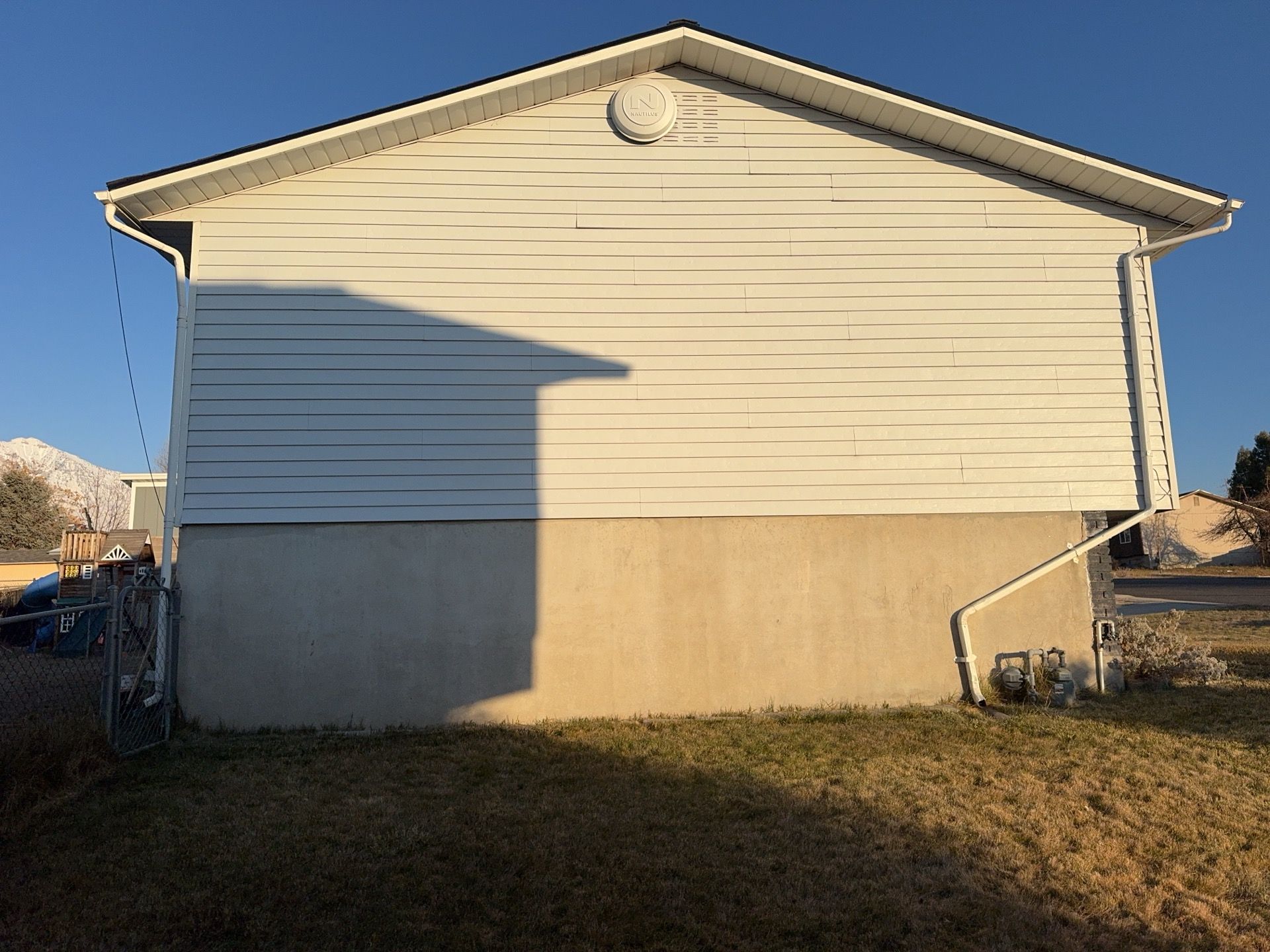 Orem | Beautiful Hardie Lap with B&B Accent | Boothbay Blue by Ideal Siding Utah