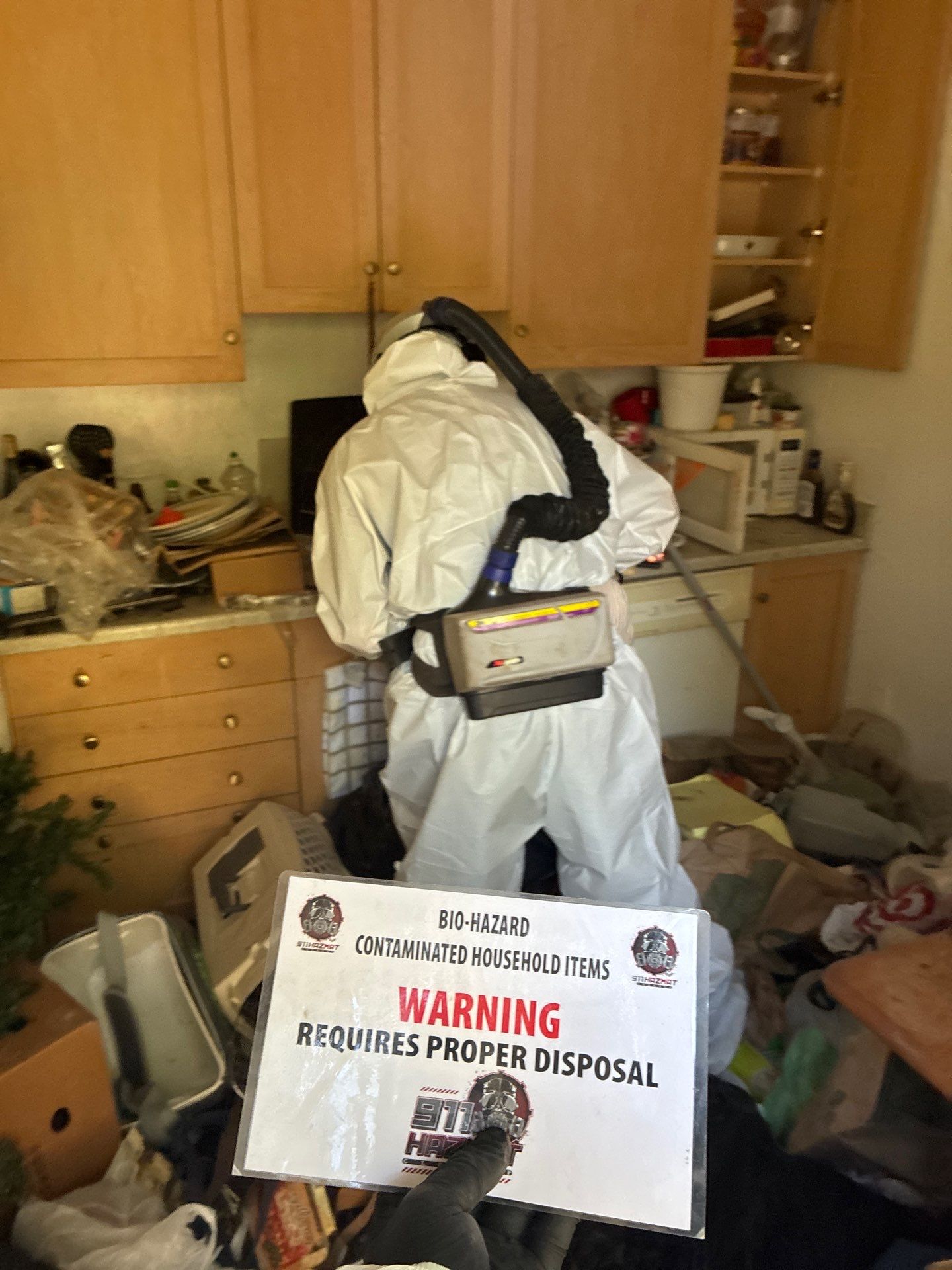 Project in Novato by 911 Hazmat Cleanup 