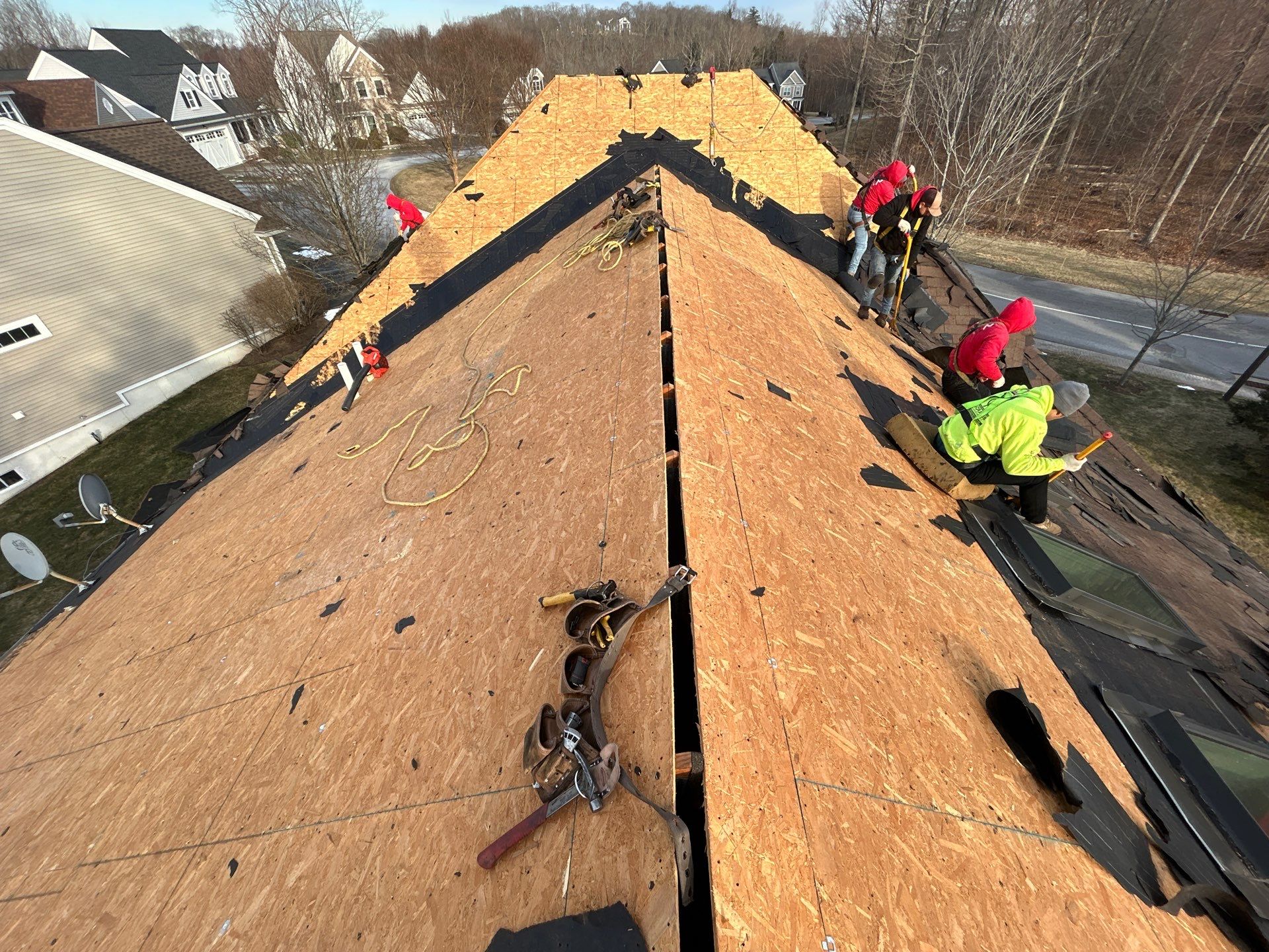 Residential Roofing Repair using GAF by Manny Construction LLC
