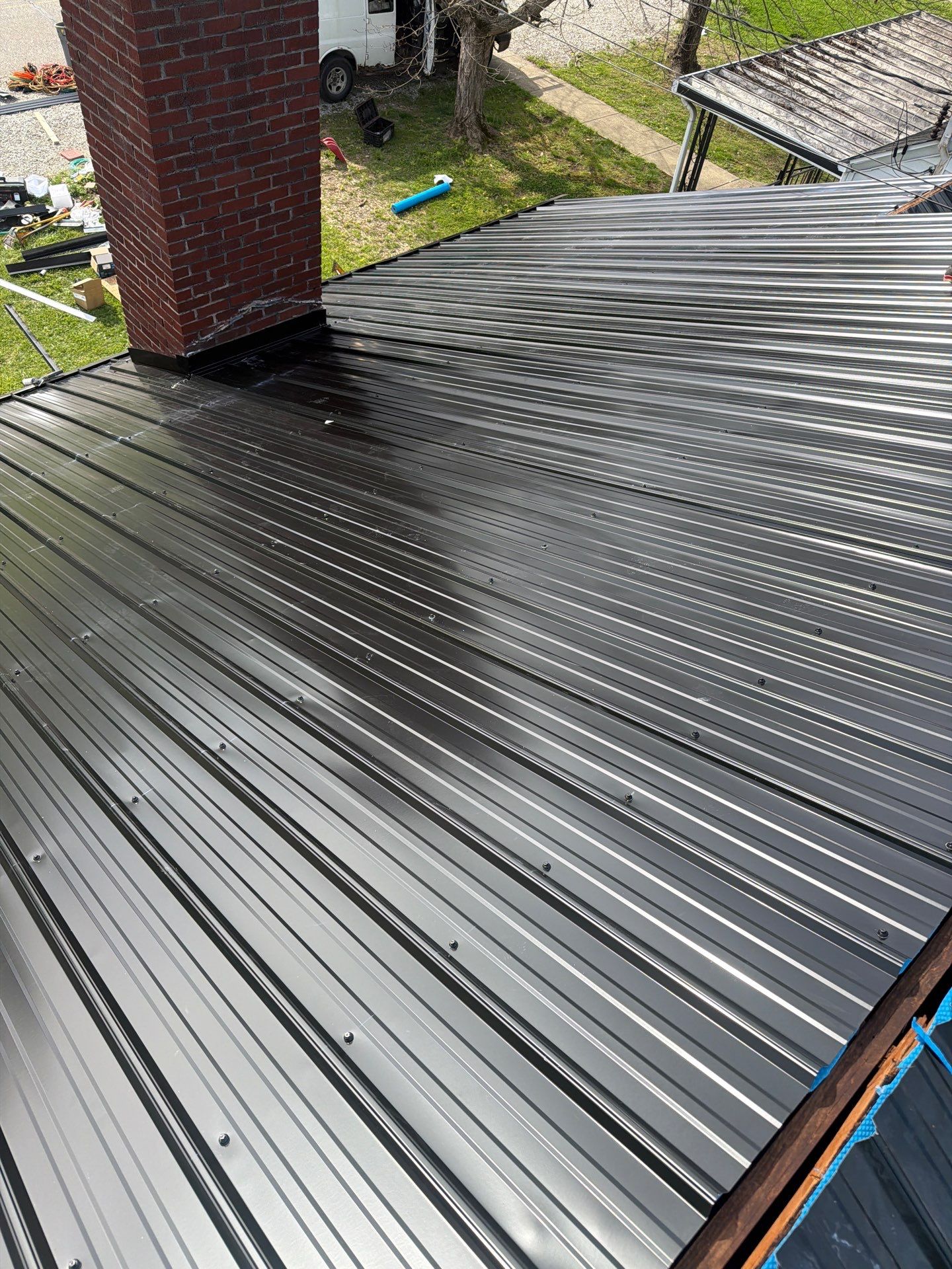 Residential Roofing Installation using Metal by Rainstoppers Roofing