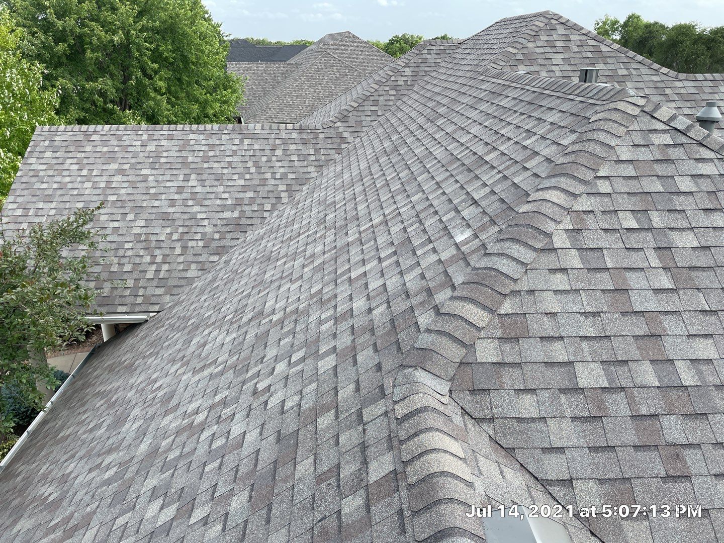 Storm Damaged Roof Replacement by Eaton Roofing