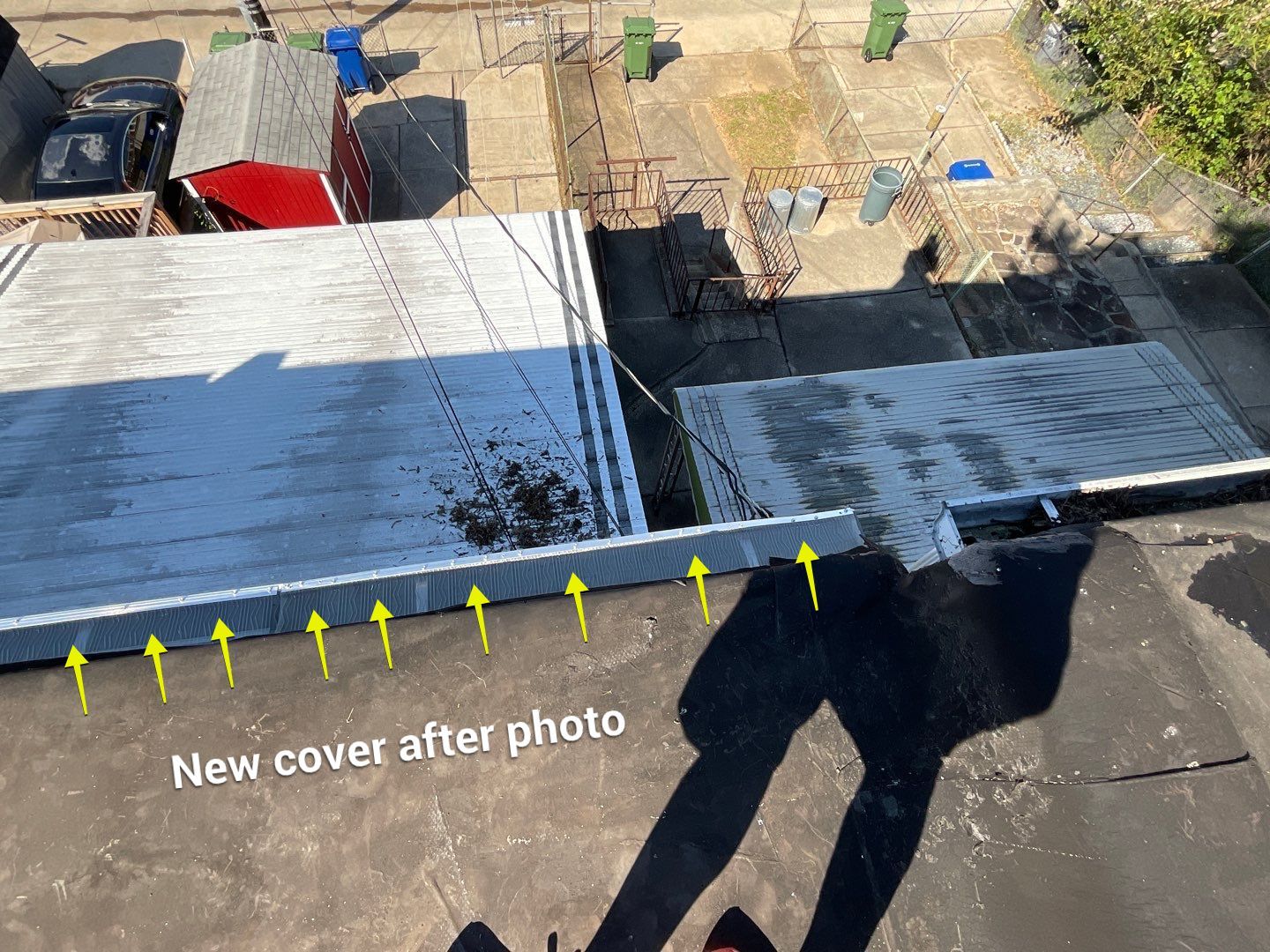 Gutter Installation using Rain Drop Gutter covers by Alpha Design Services