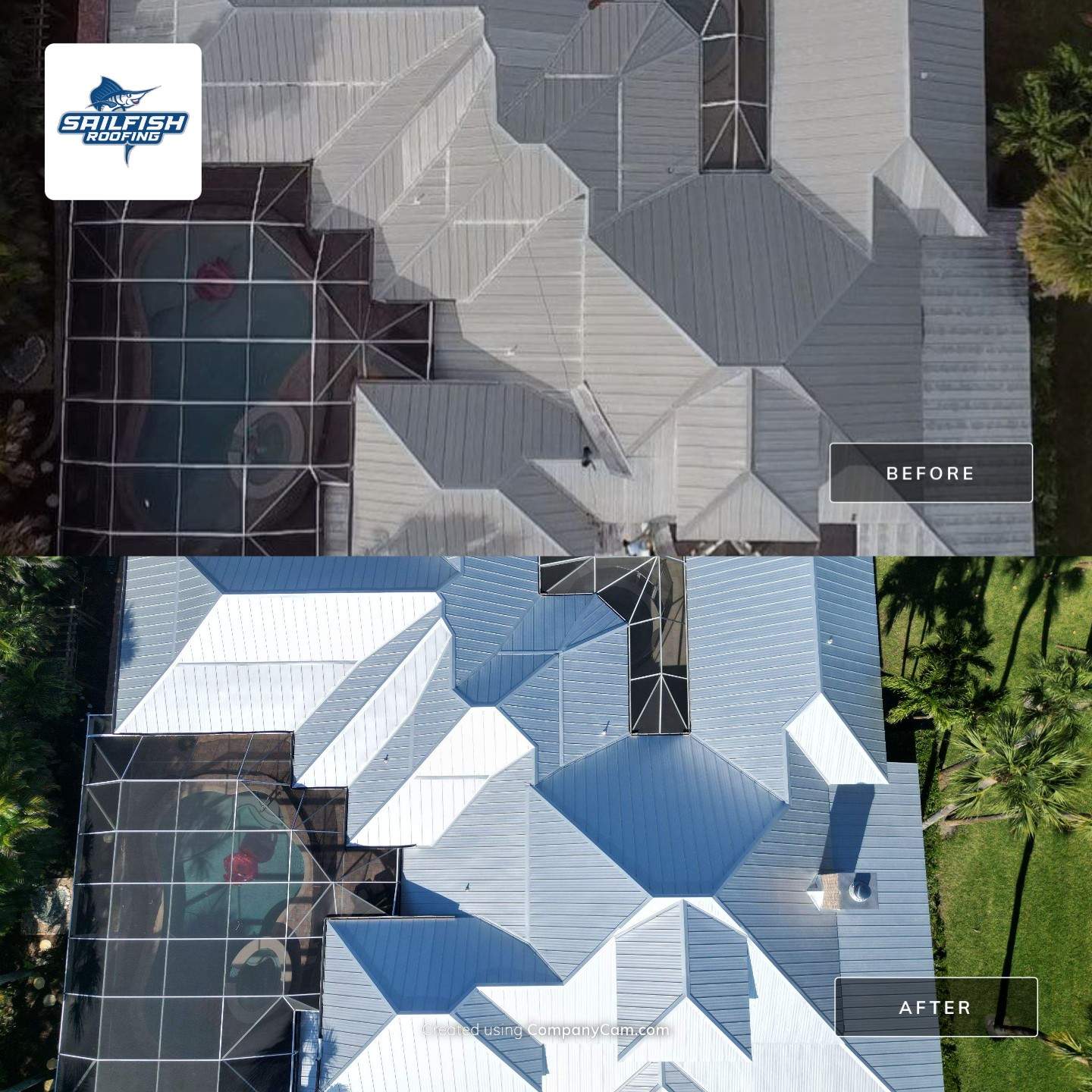 Standing Seam Metal Roof Replacement by Sailfish Roofing