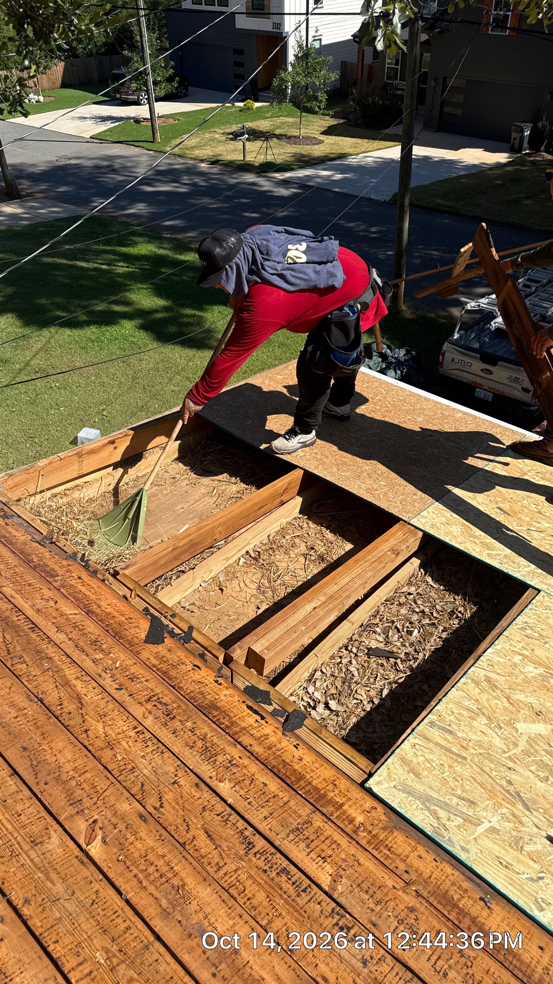 Roof replacement by hail and wind damage by Just Brilliant Restoration JBR