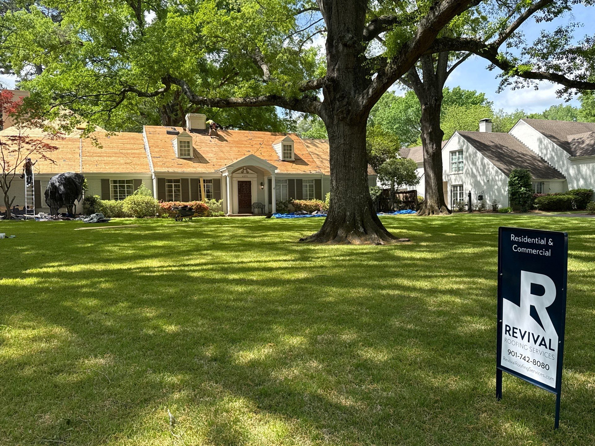 Residential Roof Replacement in East Memphis by Revival Roofing Services
