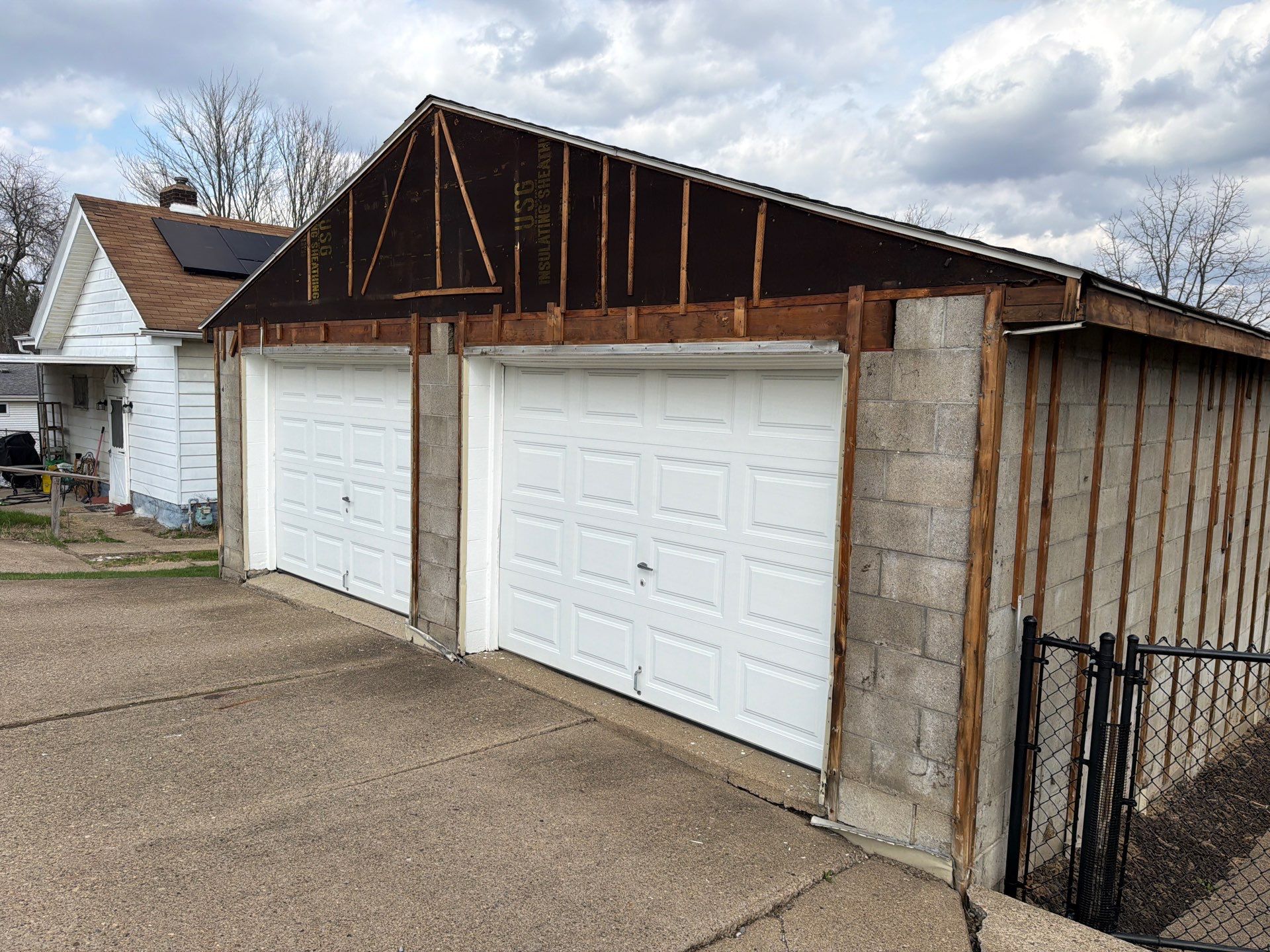 Full Ovation Home & Garage in Pebblestone Clay by Ideal Siding Pittsburgh