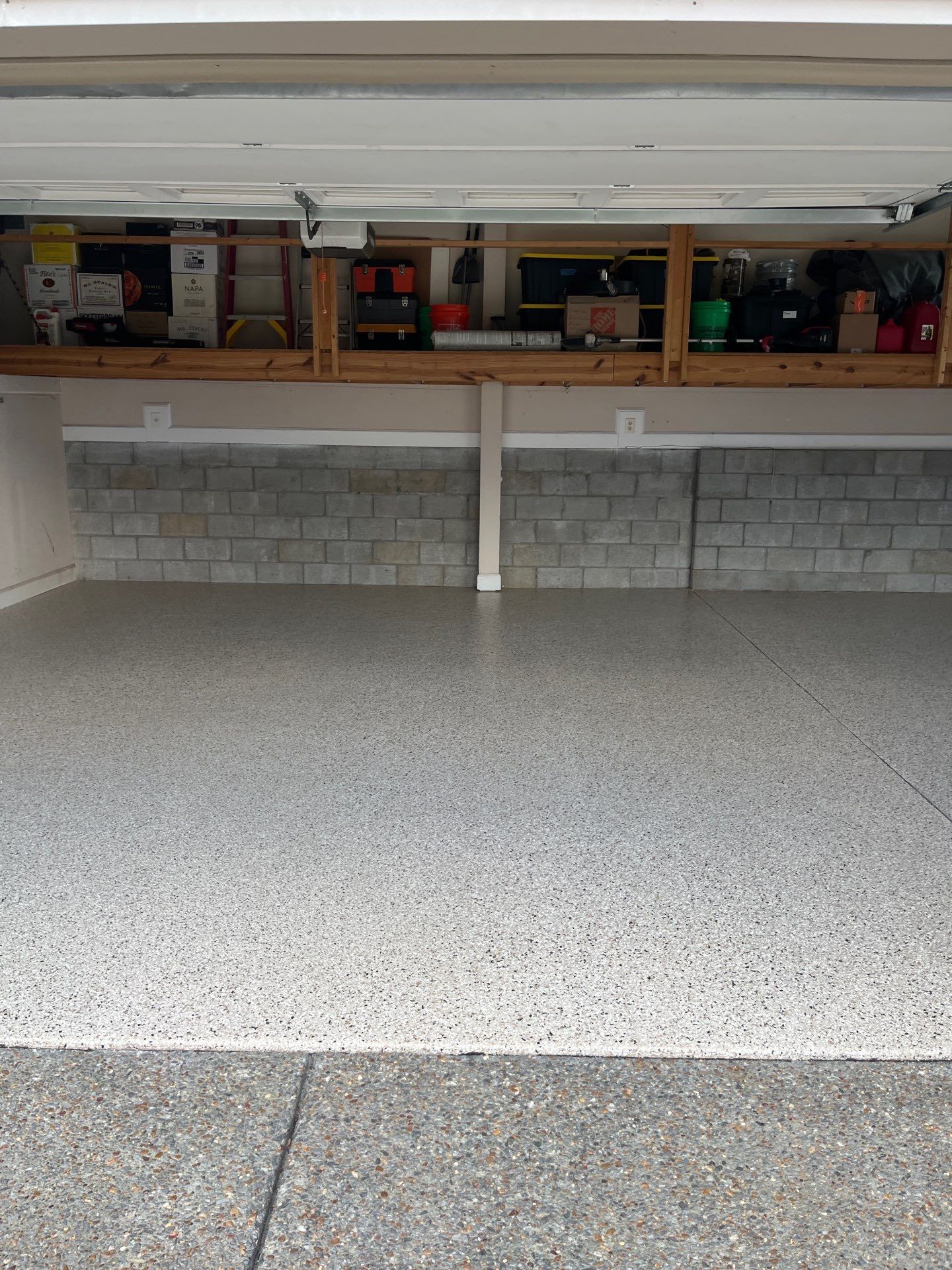 Garage Floor Coating using Shoreline by My Garage Floor Guys