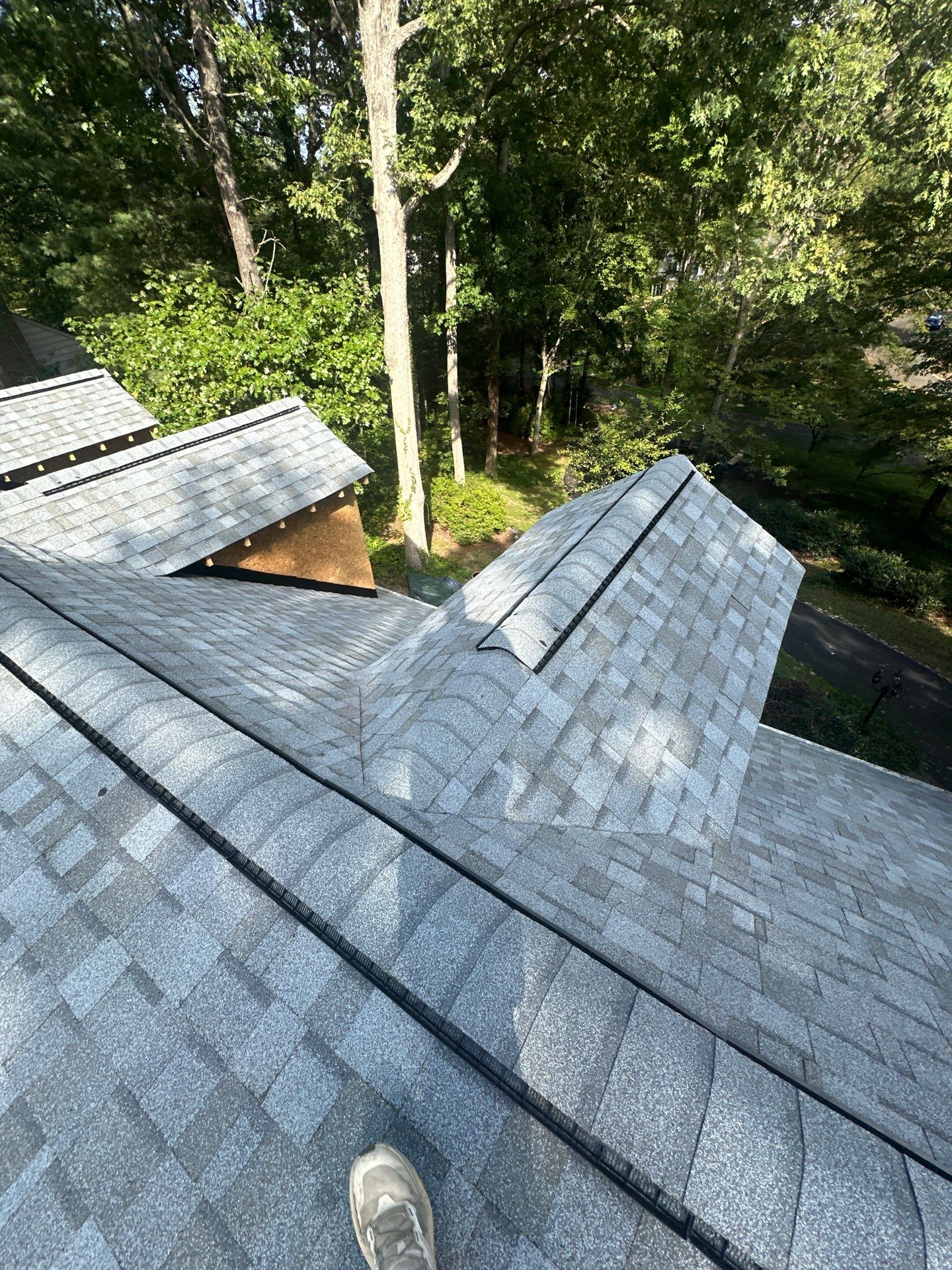 Architectural Shingle Roof Replacement as Part of an Addition by Cade Construction