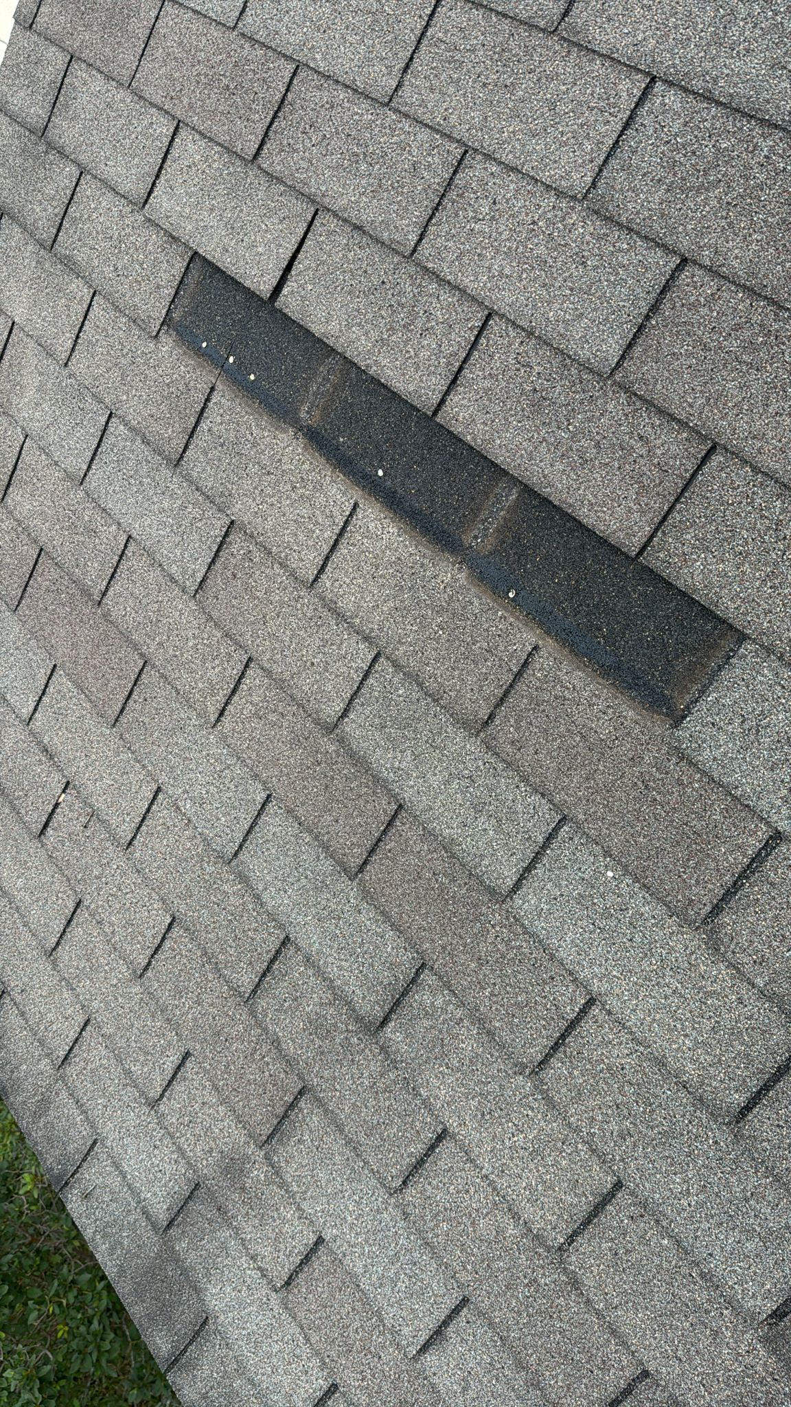 Hail Damage using Owen's Corning Duration (Lifetime) Shingles by Roof Repair Company