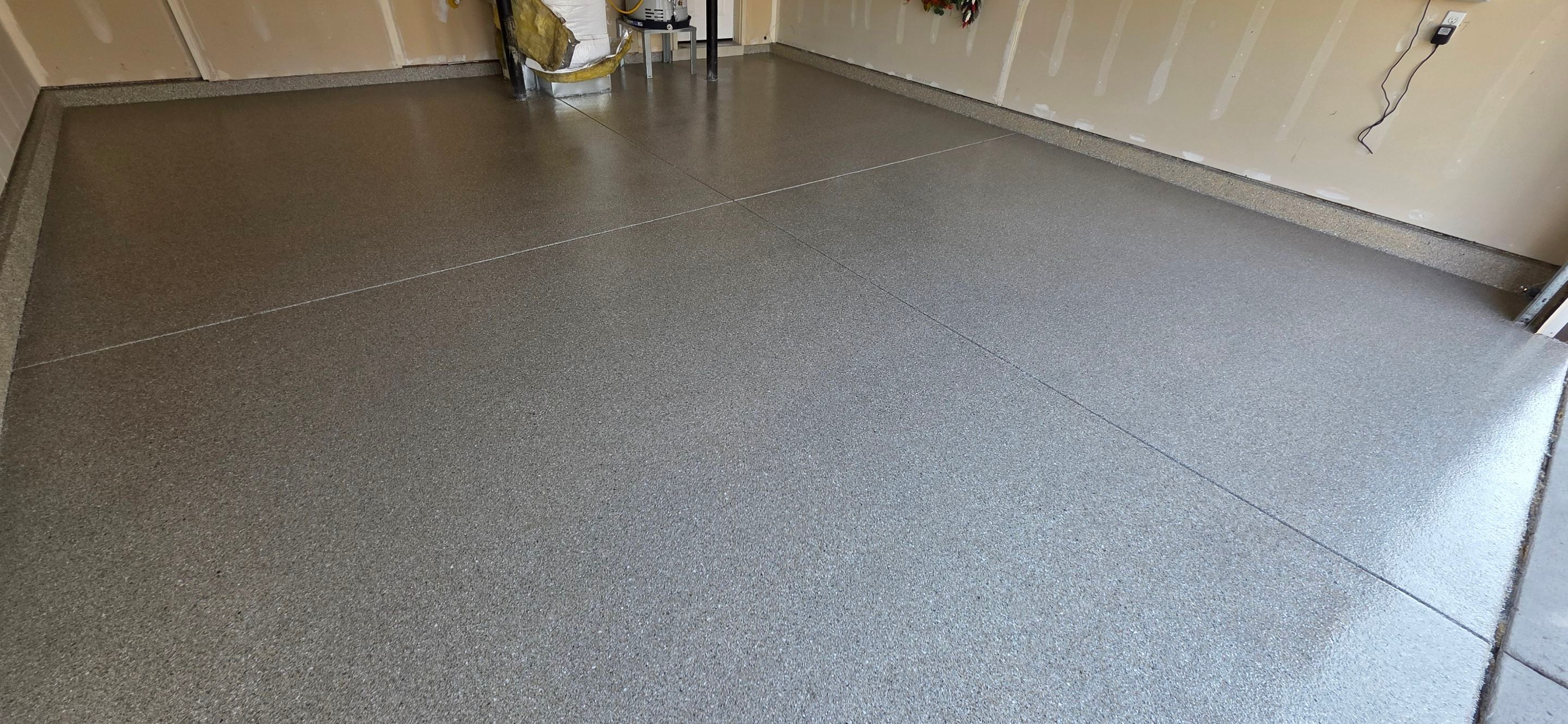 Garage Transformation with Quartzite Hybrid by Croc Coatings, LLC