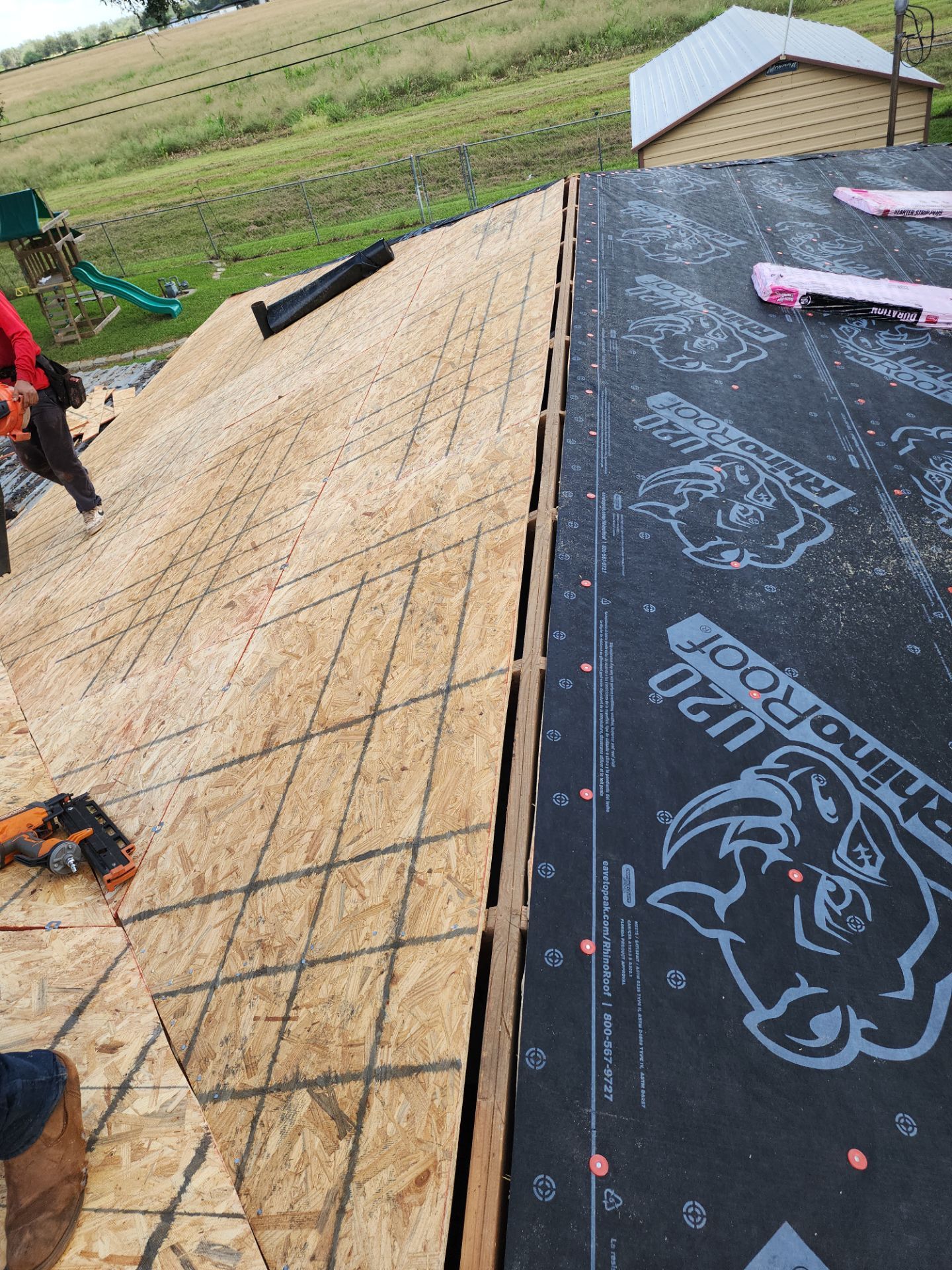 Residential Roofing Installation using Owen's Corning Duration (Lifetime) Shingles by Roof Repair Company