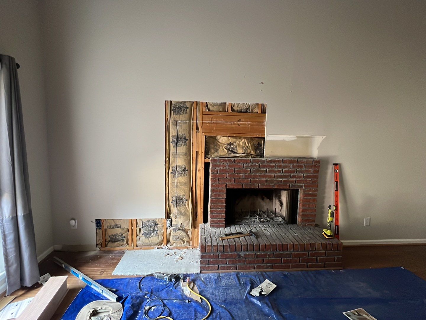 Ridgeway Parc - Chimney Buildout by Pillar and Pine