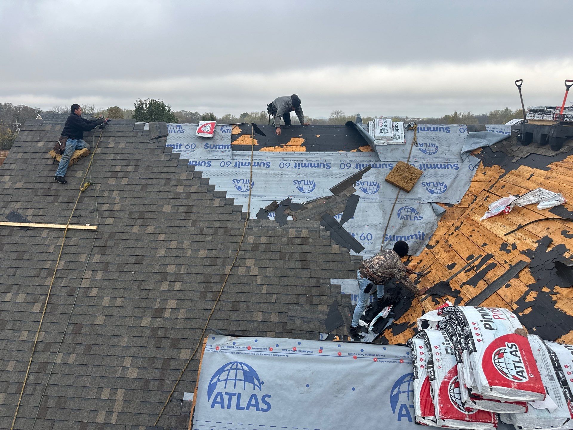 Residential Roof + Gutters & Downspouts Install  by Titan Commercial & Residential Roofing 