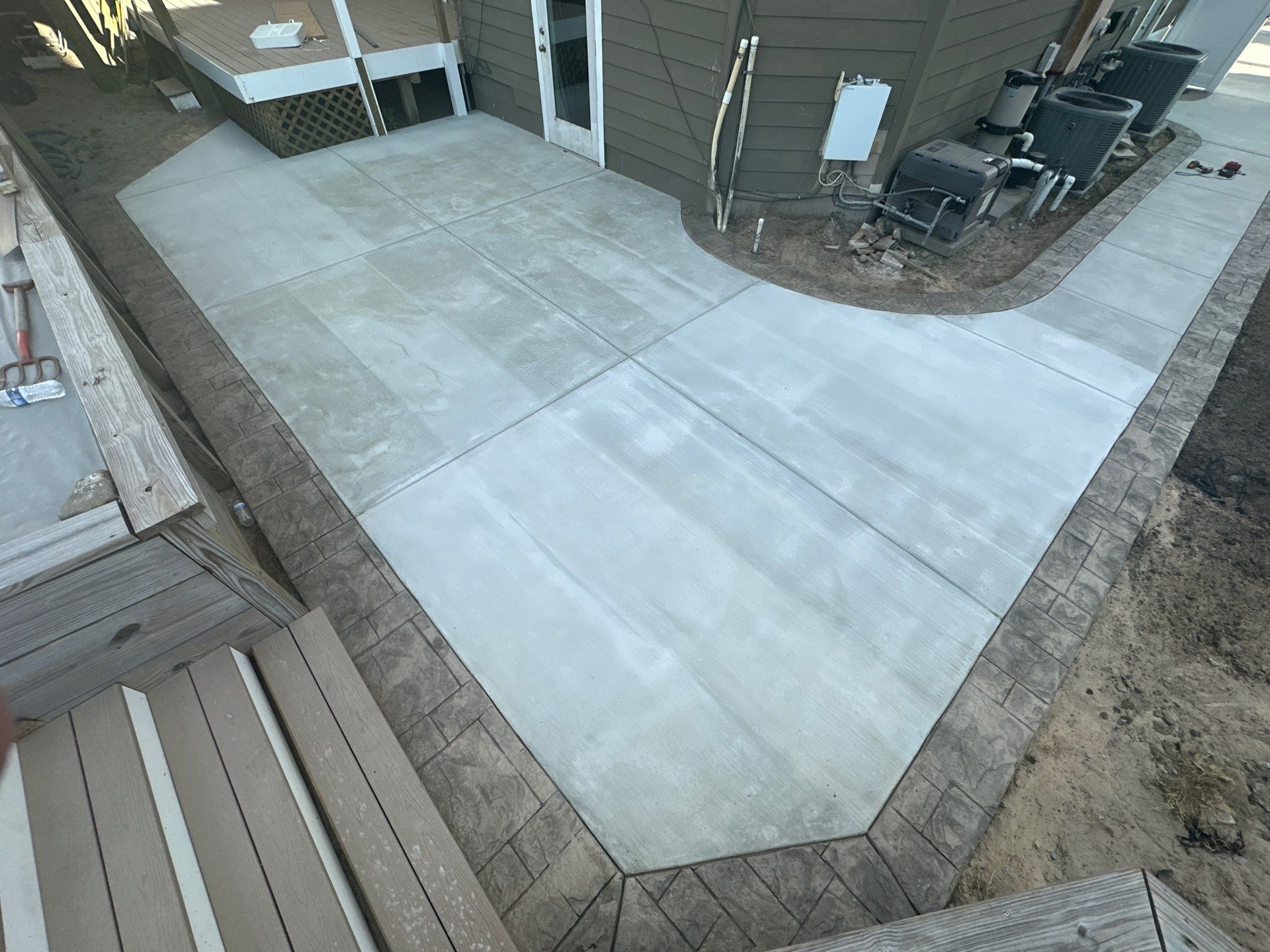 Project in Virginia Beach by Sam The Concrete Man Virginia Beach