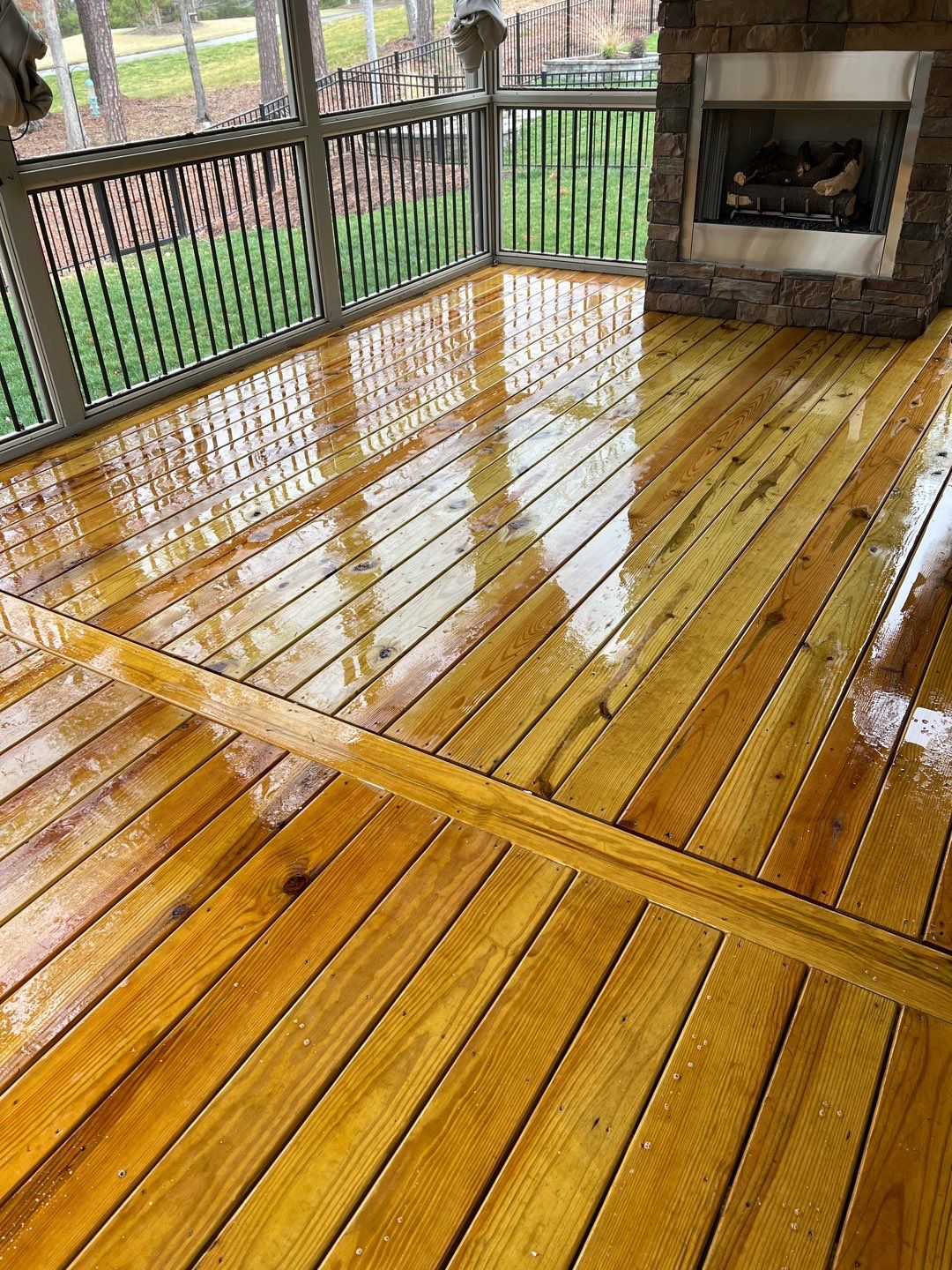 Screened Porch using Wood Sealant by DuraSeal