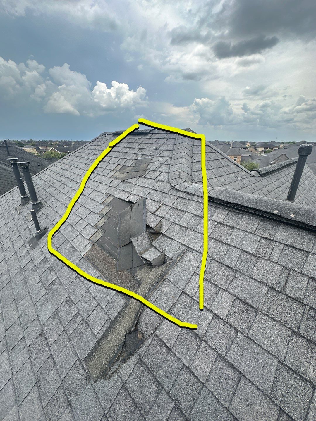 Residential Roofing Repair using Owen's Corning Duration (Lifetime) Shingles by Roof Repair Company