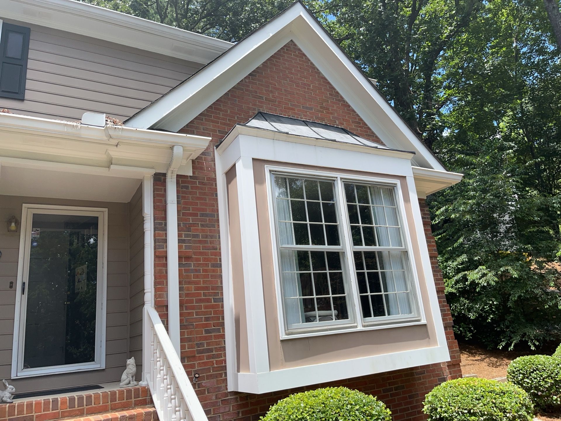 James Hardie Siding Installation, Rotten Wood Replacement, Porch Repairs, and Deck Resurfacing in Smyrna, GA by Nelson Exteriors 