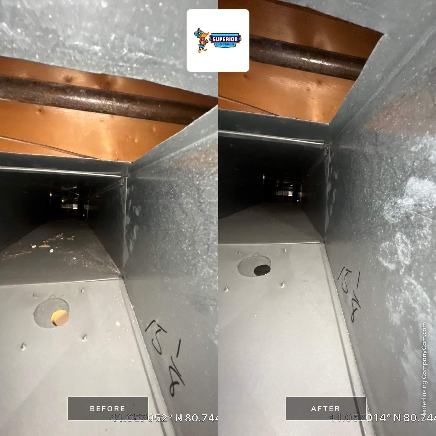 Air Duct Cleaning With a Vacuum Truck in Canfield, OH by Superior Air Duct Cleaning