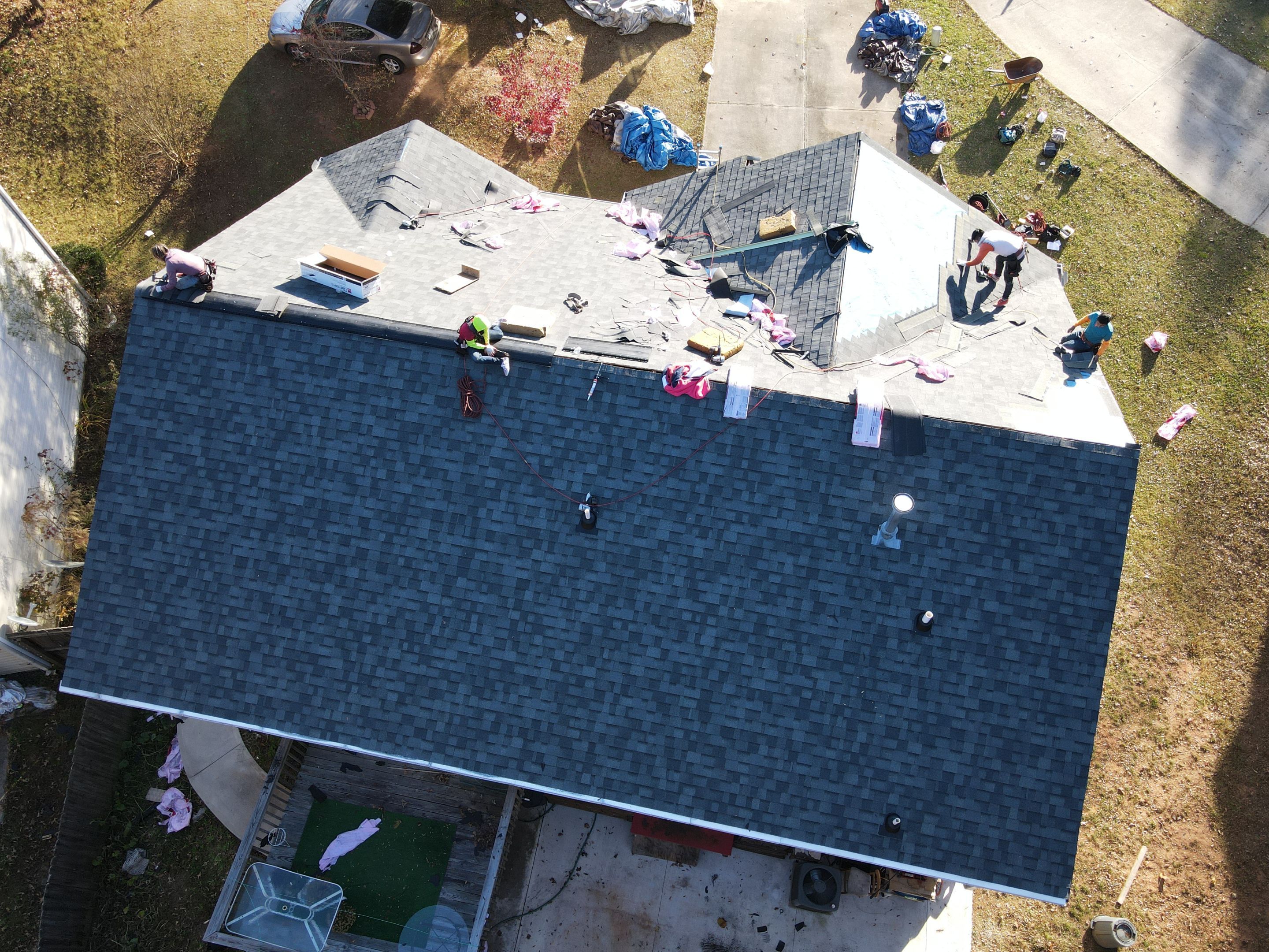 Residential Roofing Installation using Owens Corning by Inspector Roofing and Restoration