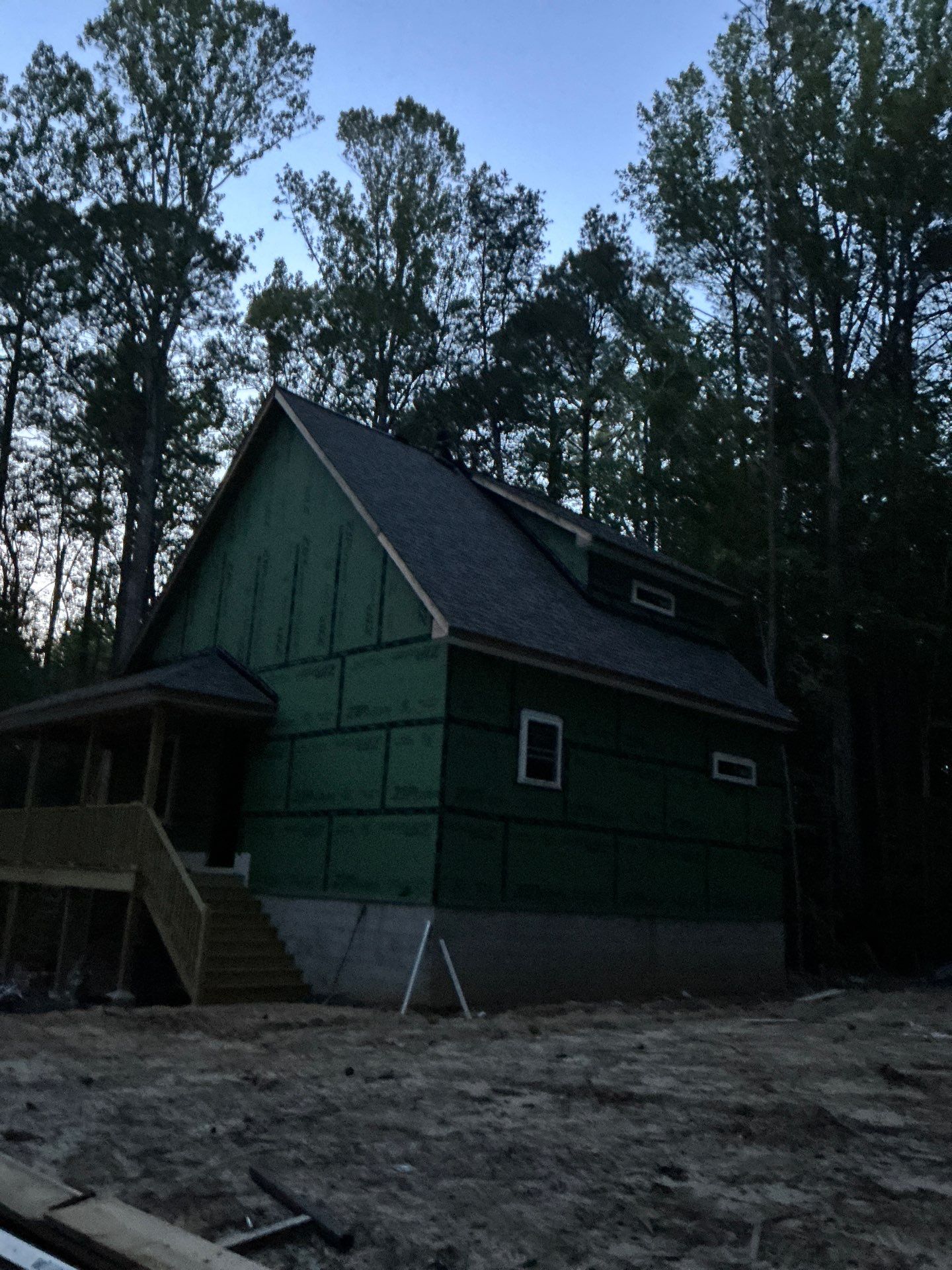 Custom New Home Roof Install in Heathsville by Cade Construction