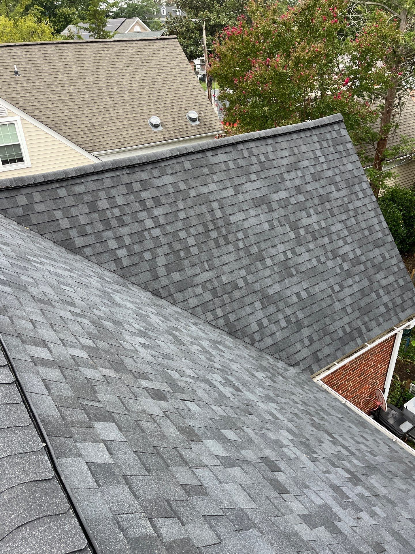 Arlington: Roof Replacement with CertainTeed Landmark Pro Designer Shingles in Max Def Moire Black by RM Banning, Inc.
