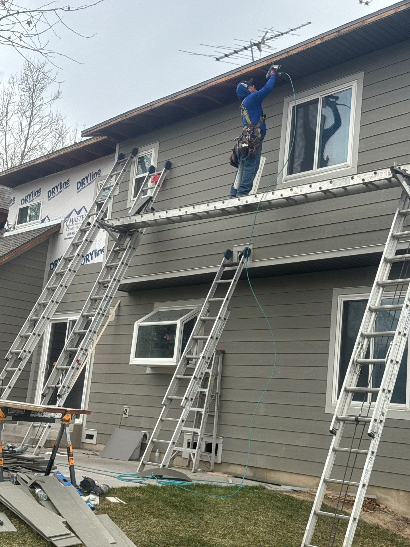 Siding in Lindon by Master Rain Gutters.