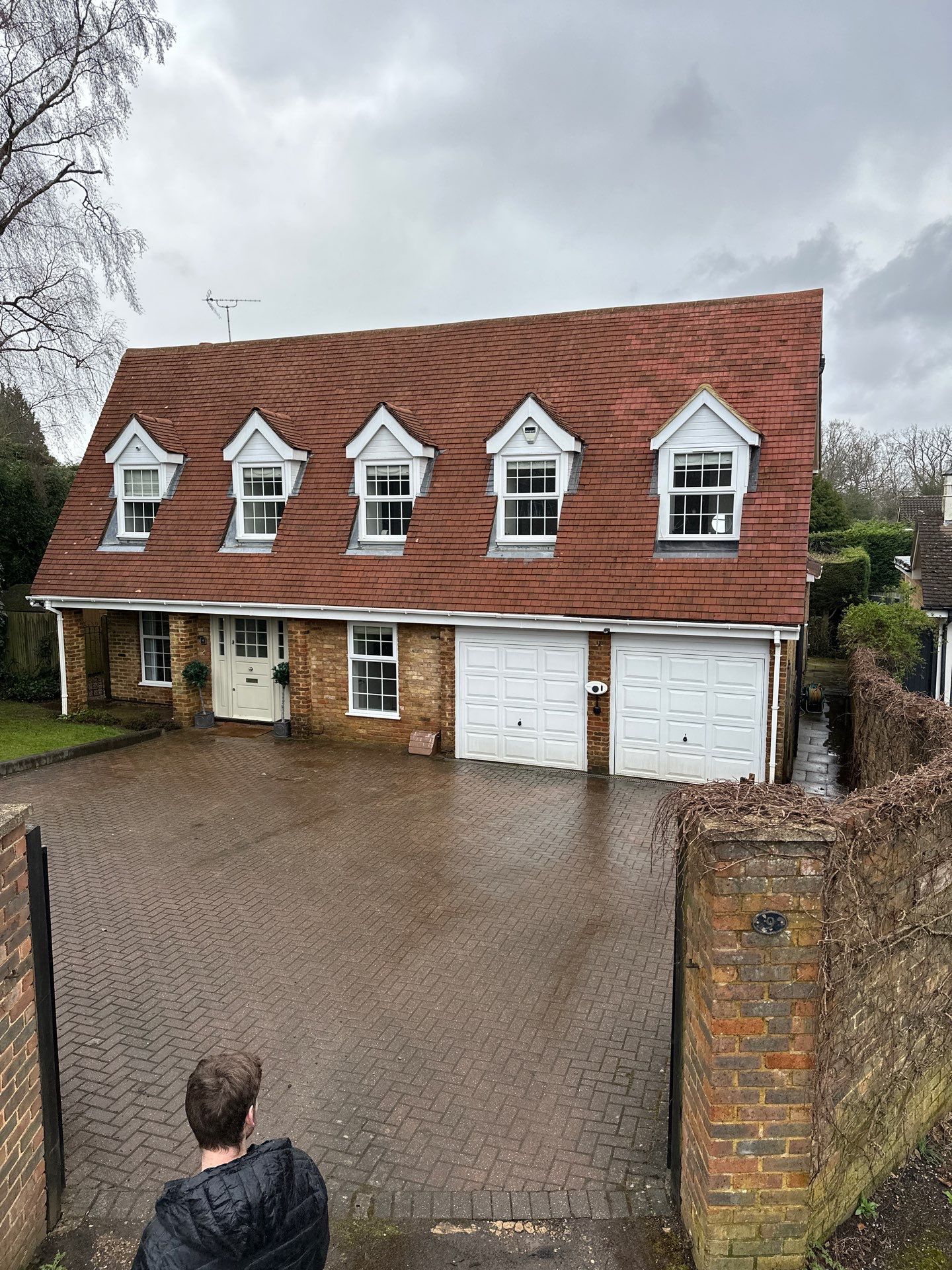Roof Clean - Biocide Treatment using Honda 15lpm Low Pressure Washing Machine by Ges Exterior Cleaning ltd