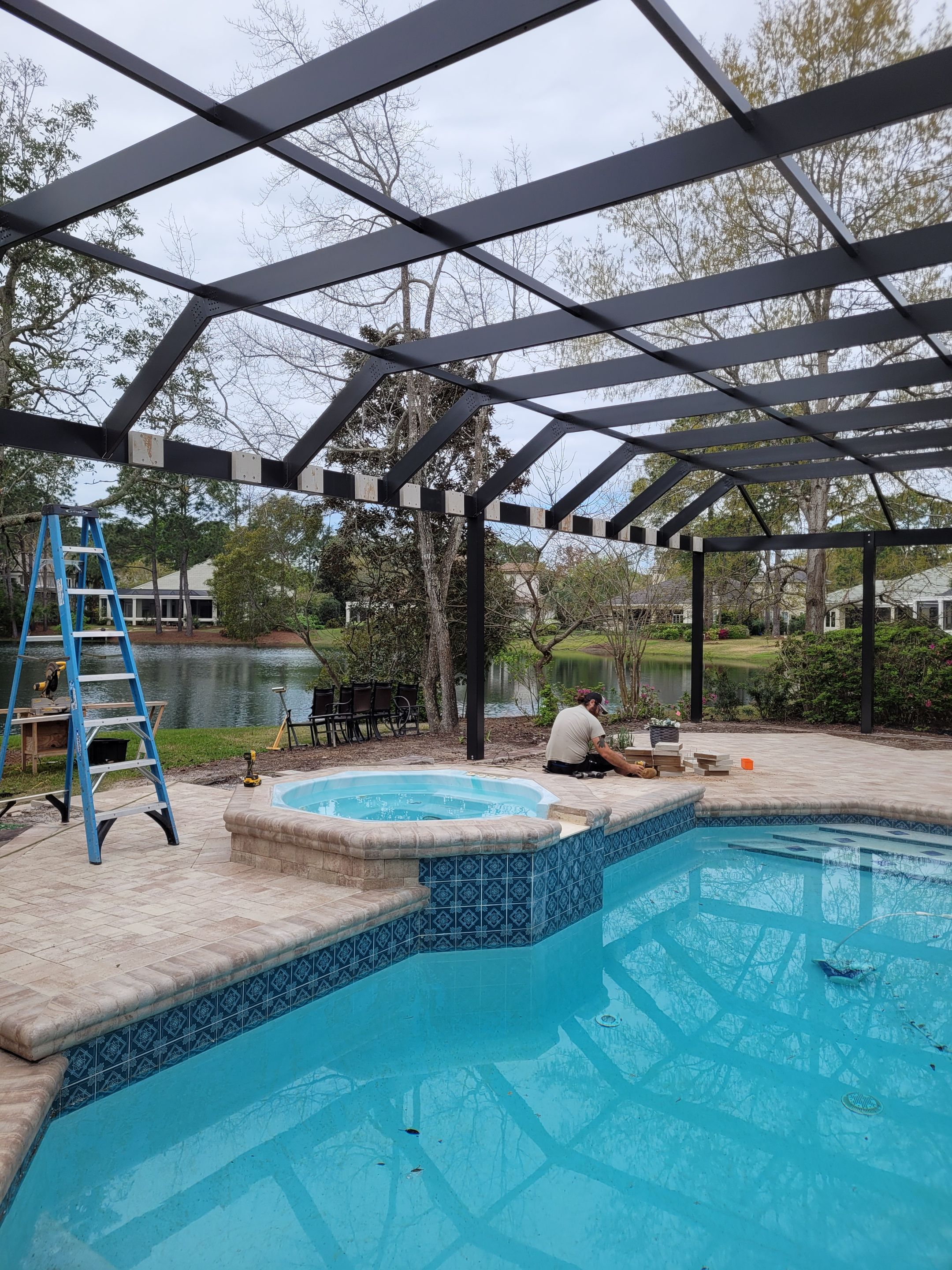 Pool Cover Oasis in Destin by Titan Sunrooms
