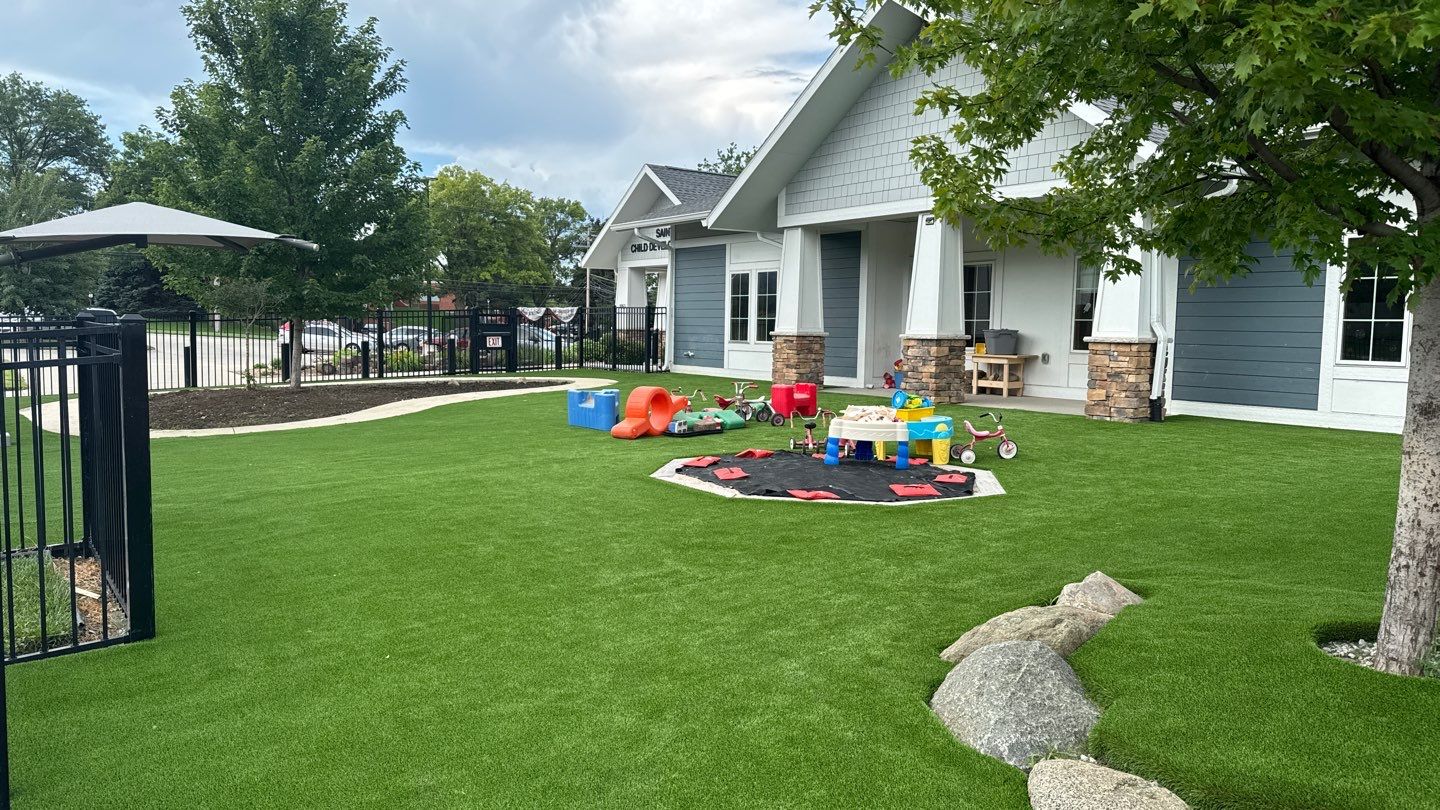 CDC Turf & Playground Project. by New Horizon Landscapes