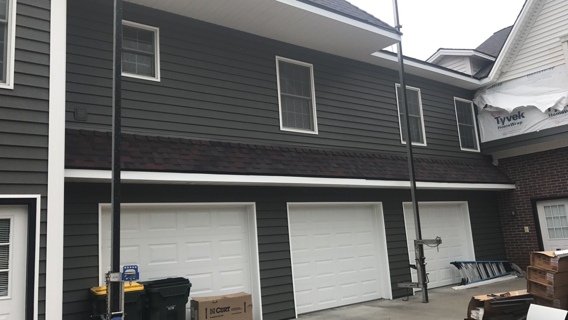 ROOF SIDING GUTTER REPLACEMENT after major Stom  using Owens Corning Duration and Alside Prodigy Siding by Gorilla Exteriors Contracting, LLC