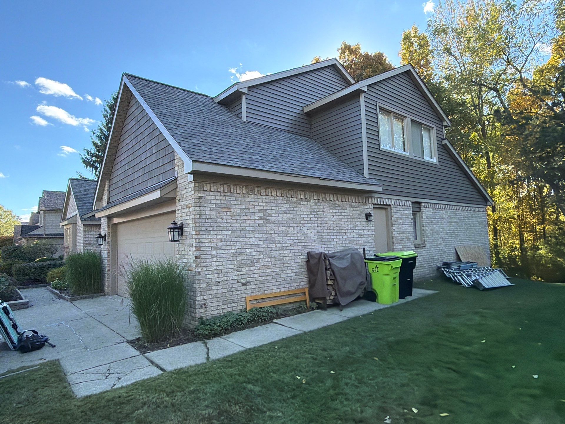 Siding Replacement using Alside D5" Flagship Brown by 180 Contractors