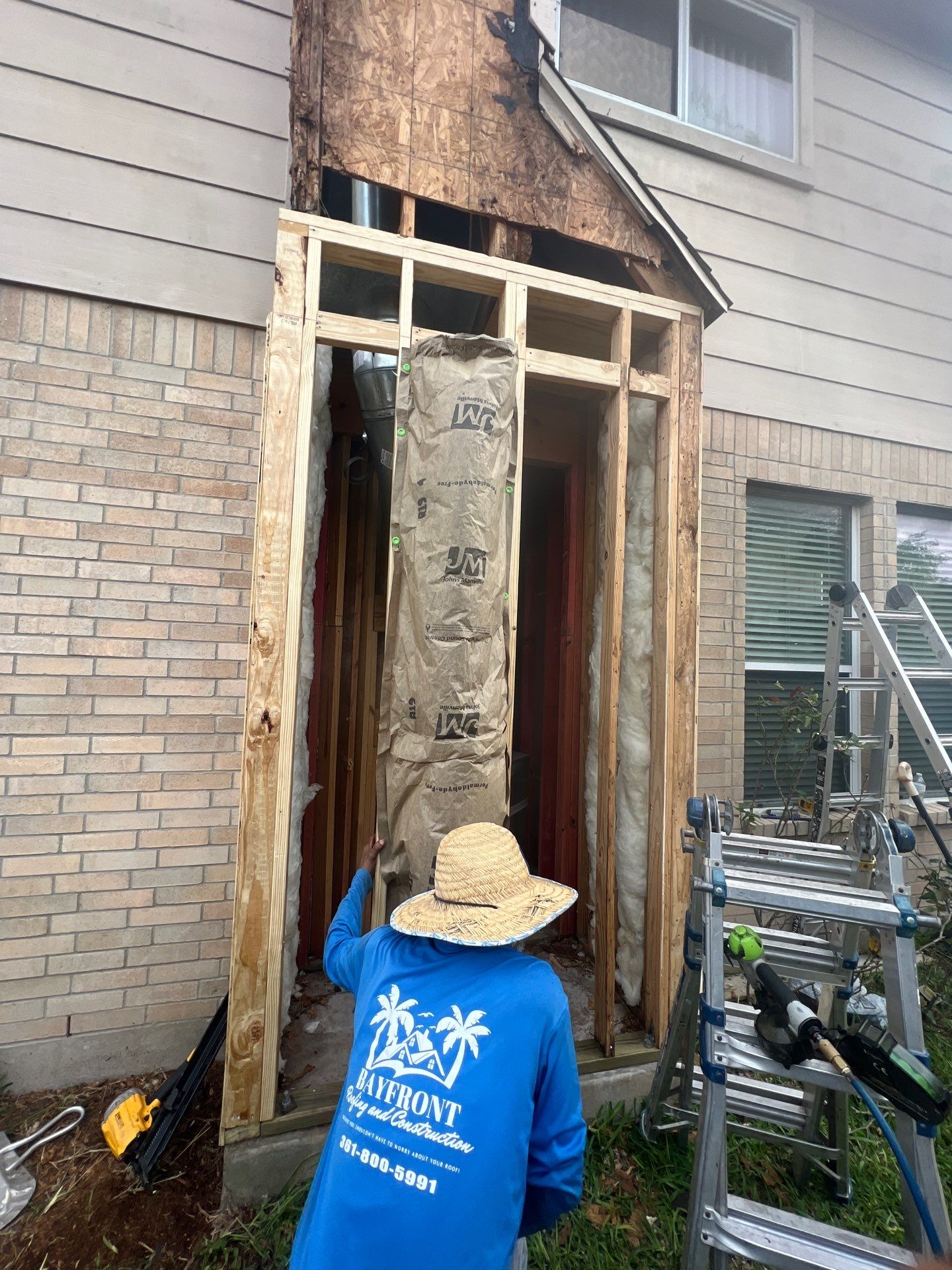 Chimney looks good but its BAD! by Bayfront Roofing and Construction