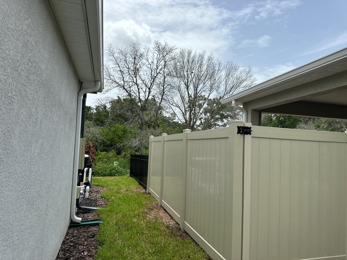Aluminum Fence Installation using Aluminum Fence and Vinyl Privacy Fence by Asap fence and gates, LLC