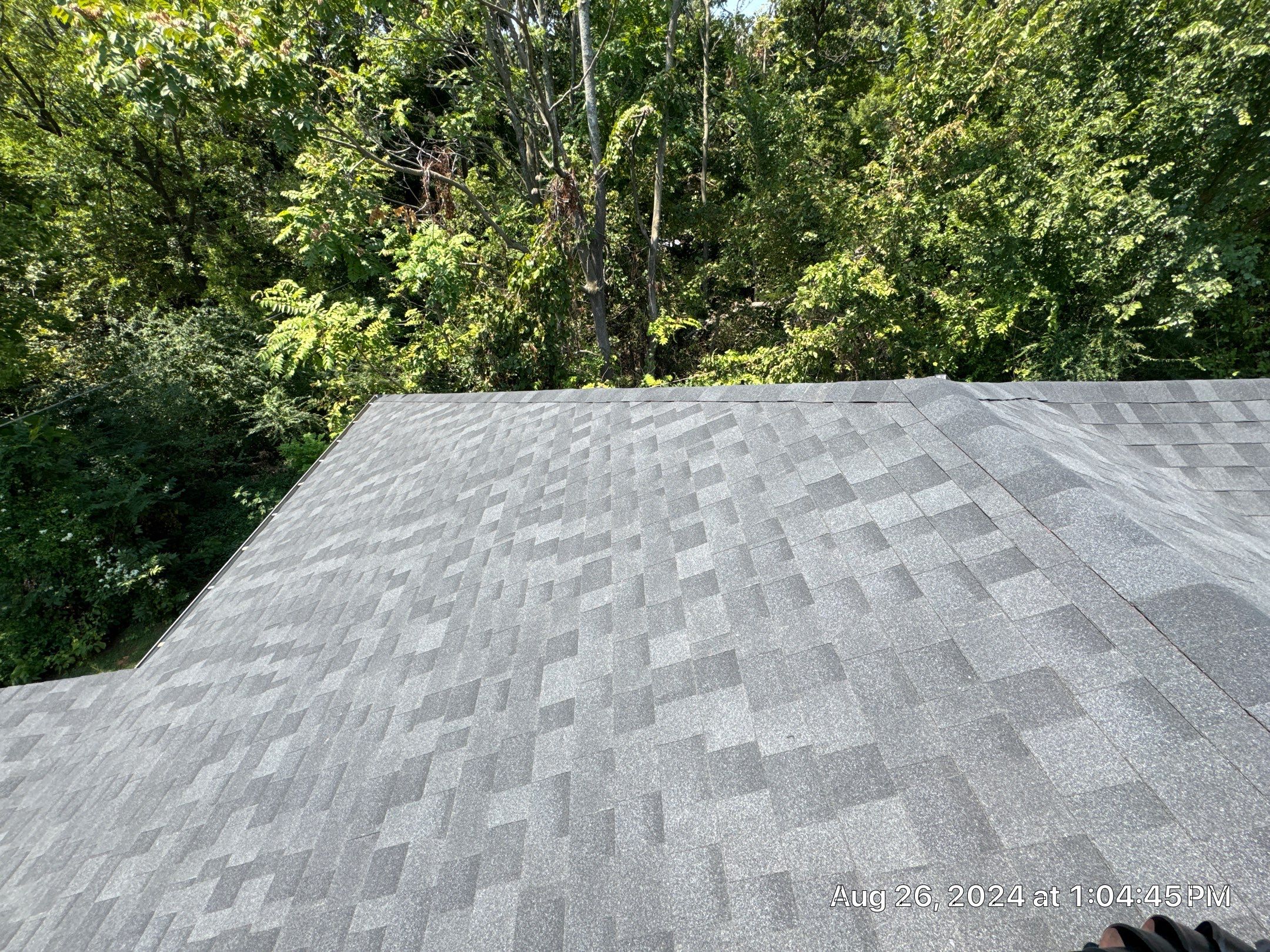 Reroof using IKO Granite Black by Castillo Roofing