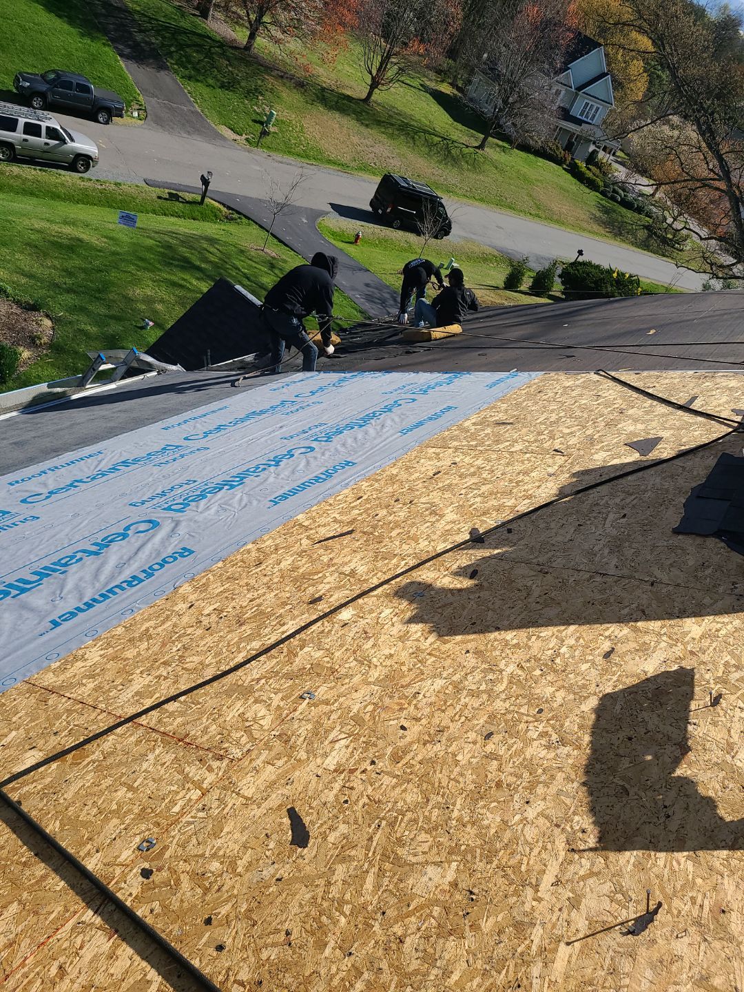 Burke: CertainTeed Landmark Pro Designer Shingles in Max Def Weathered Wood by RM Banning, Inc.