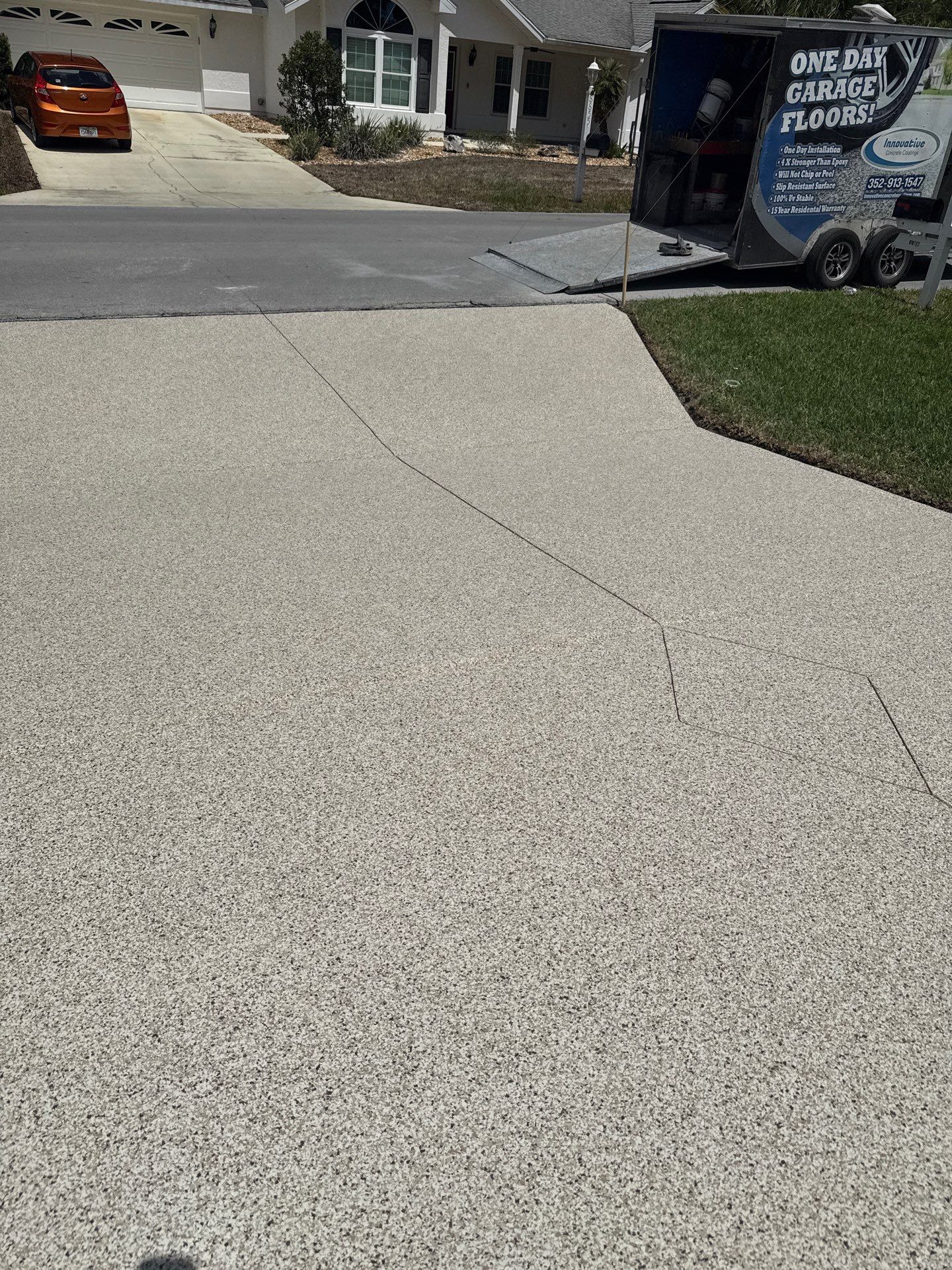 Driveway & Sidewalk Buffalo by Innovative Concrete Coatings 