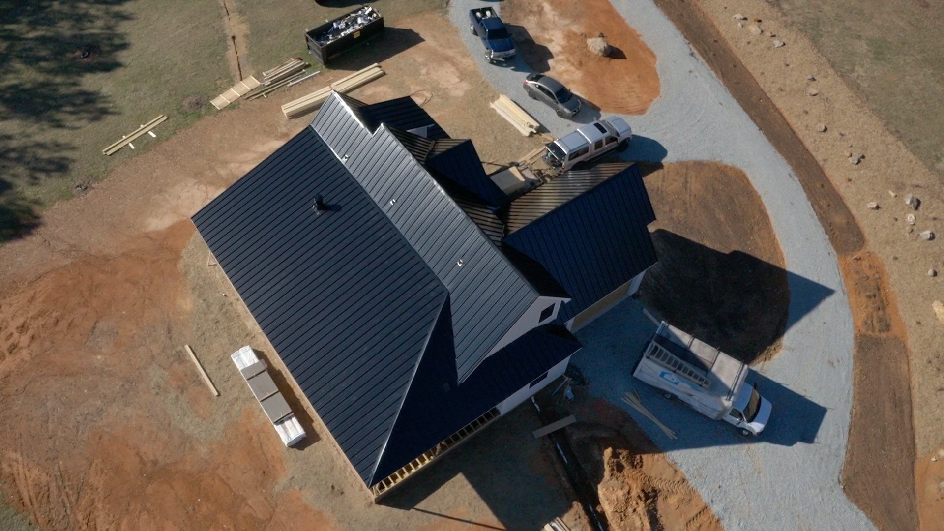 Custom Home Metal Roof Installation by Just In Time Roofing and Restoration