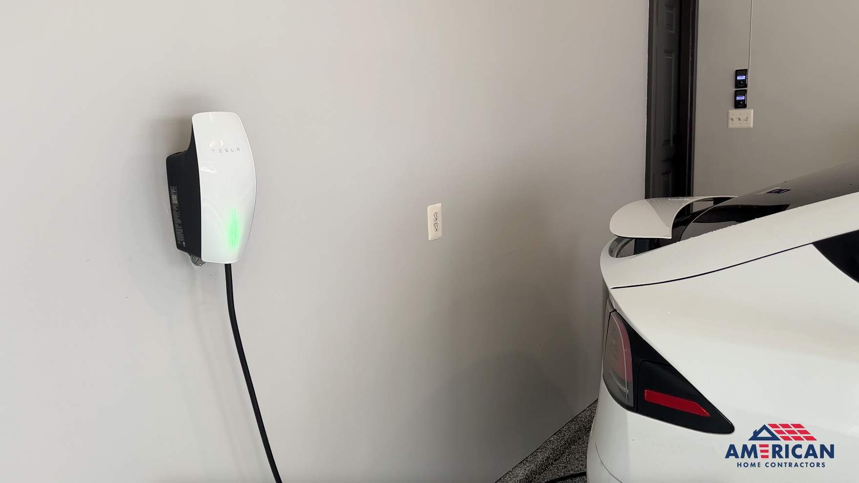 Now Installing EV Chargers! by American Home Contractors