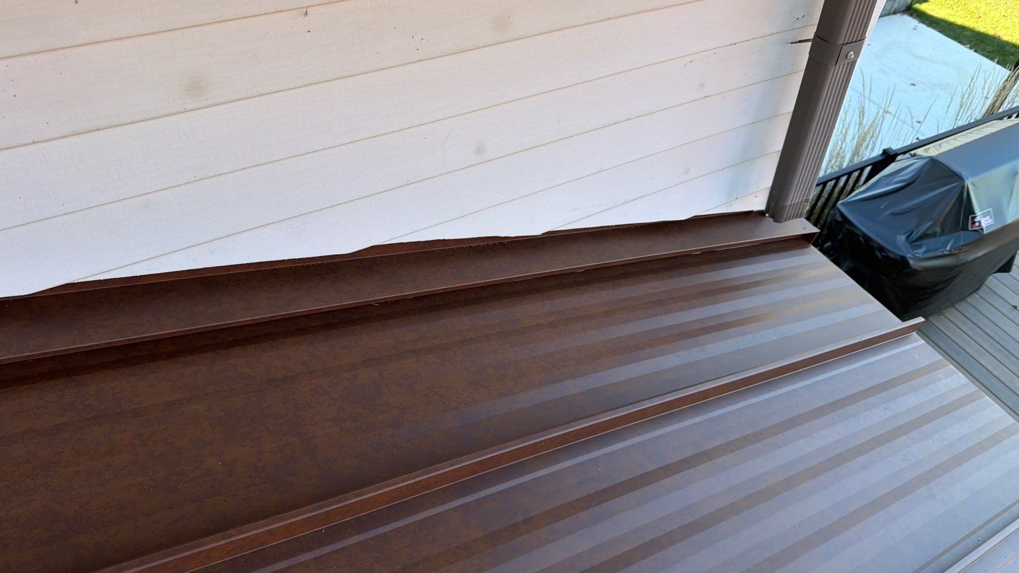 Roof Replacement using MS Standing Seam Roof Western Rust by 180 Contractors