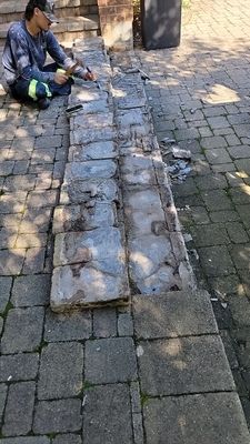 Brick paver clean, sand and seal.  using Surebond SB-1300