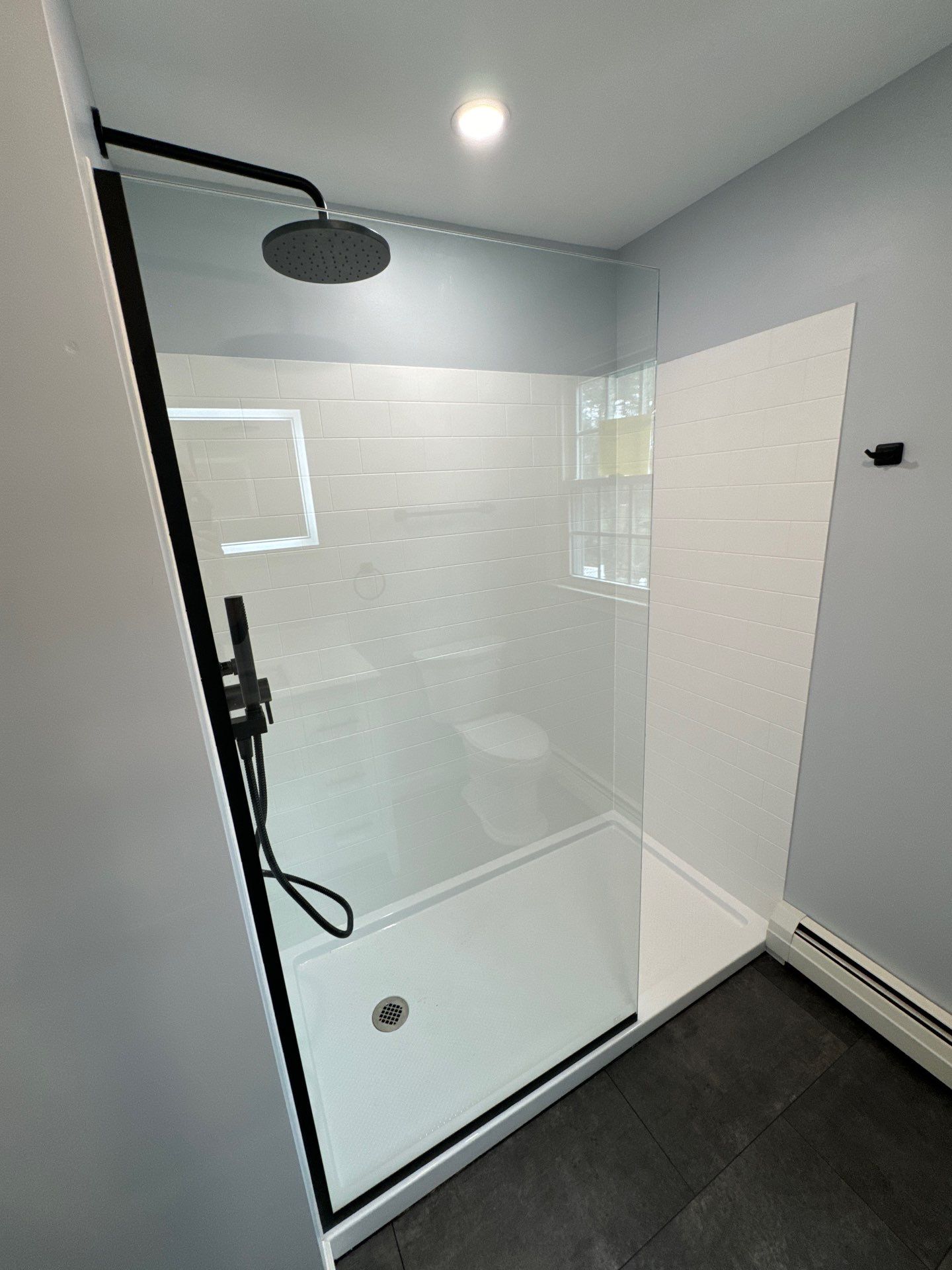 1st Floor Shower Replacement & 2nd Floor Bathroom Remodel by Chagnon Building & Remodeling LLC