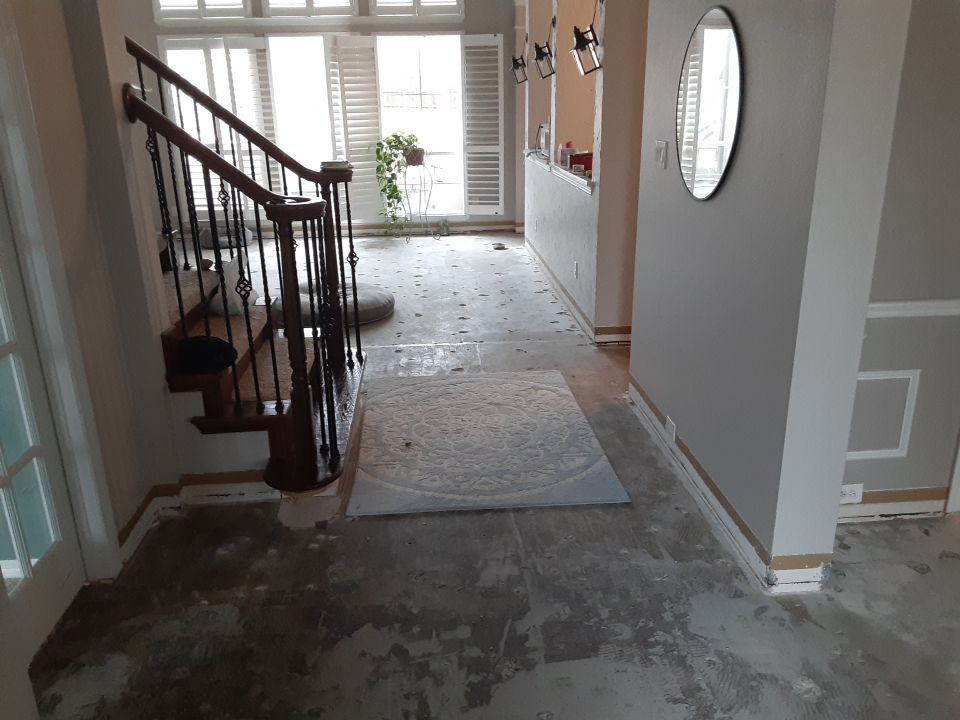 Full Interior Water Damage Reconstruction and Kitchen Renovation in McKinney by Springtree Restoration 
