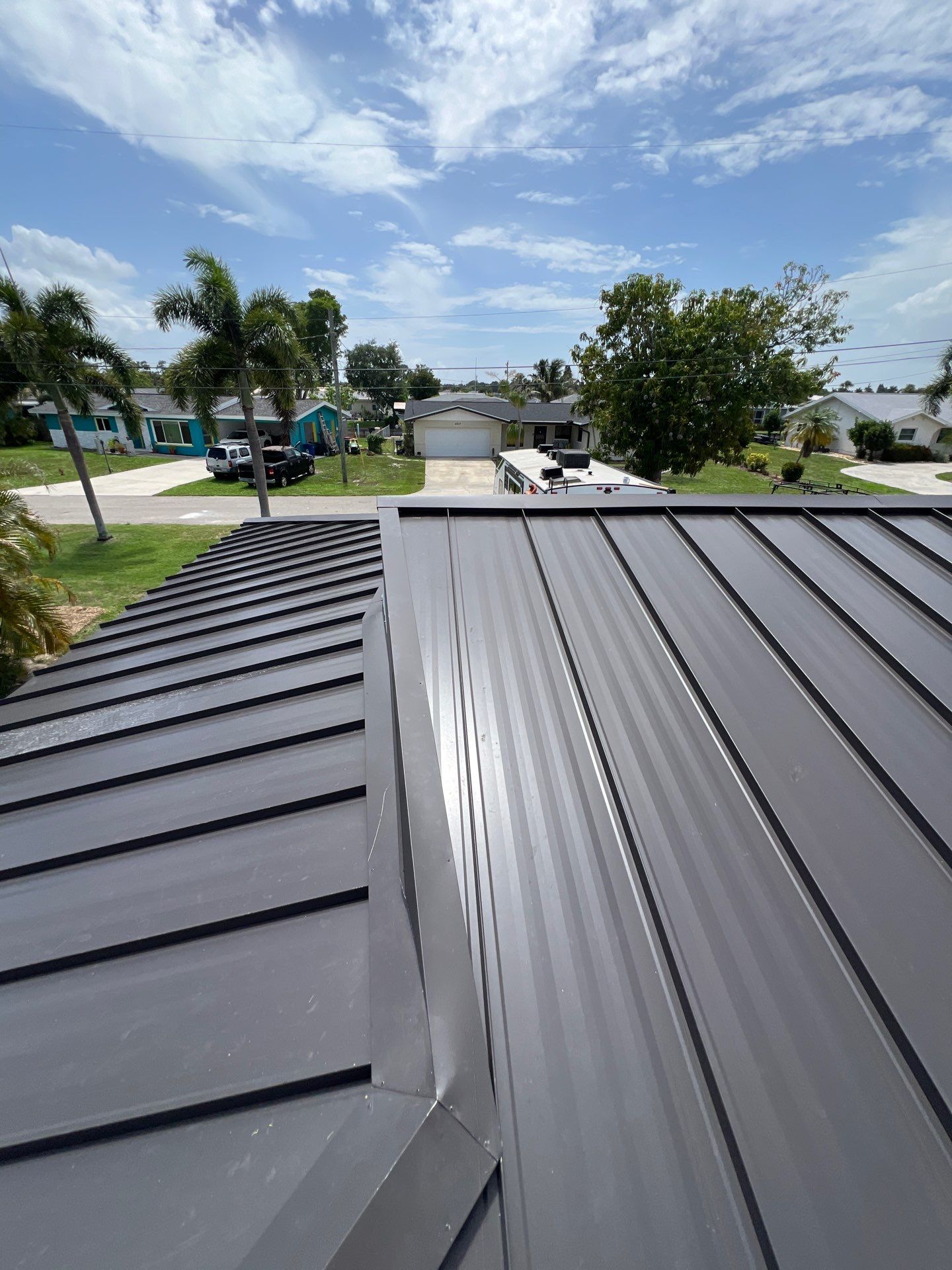 New Standing Seam Metal Roof Installation in North Fort Myers by cordova home services