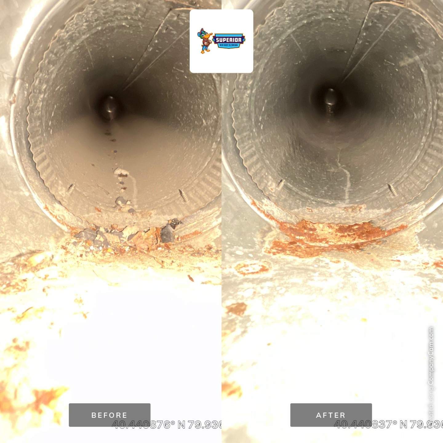 Air Duct Cleaning With a Vacuum Truck in Pittsburgh, PA by Superior Air Duct Cleaning