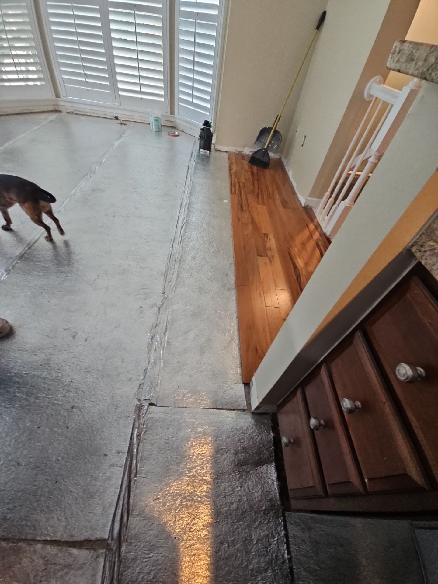 Kitchen Remodel using Flooring by Real1Construction