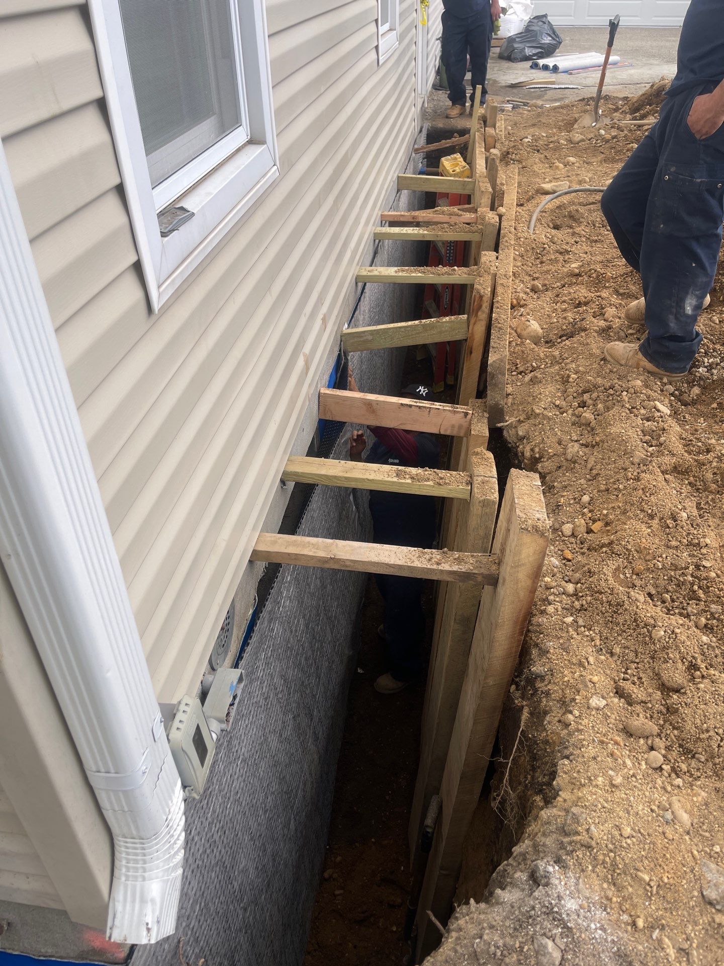 Twin Lawns Ave. Hicksville., NY by A.M. Shield Waterproofing, Corp.