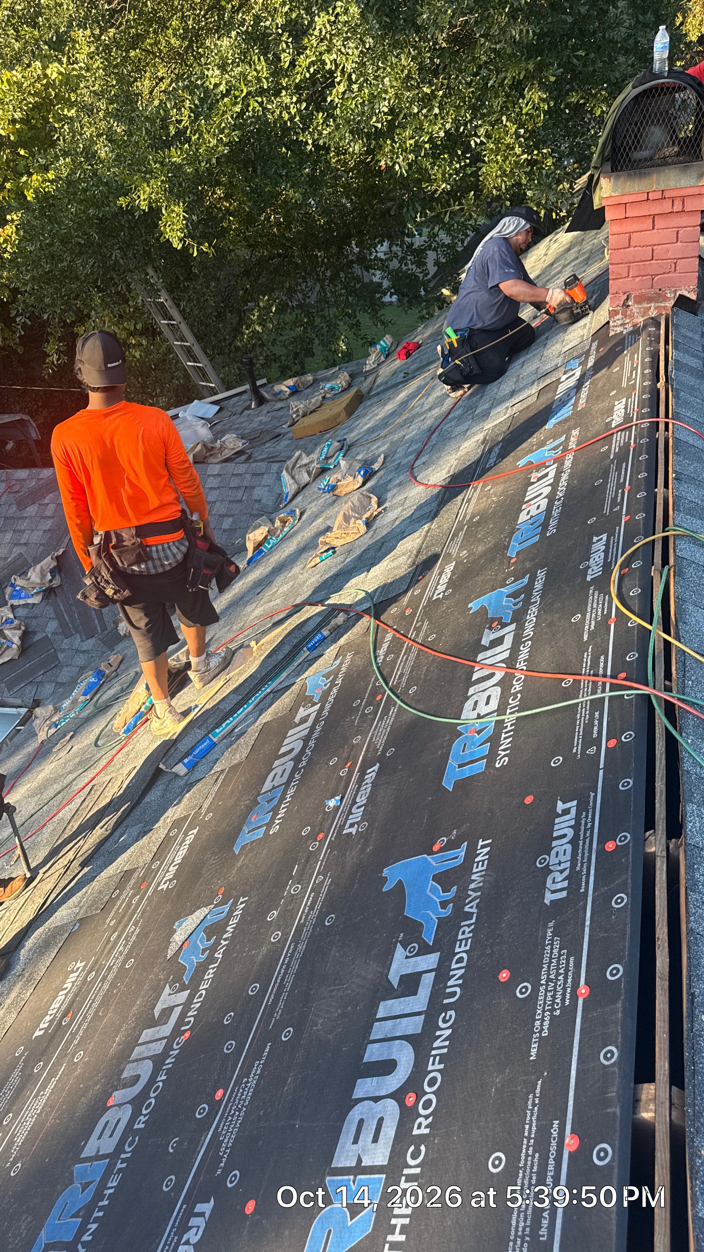 Roof replacement by hail and wind damage by Just Brilliant Restoration JBR