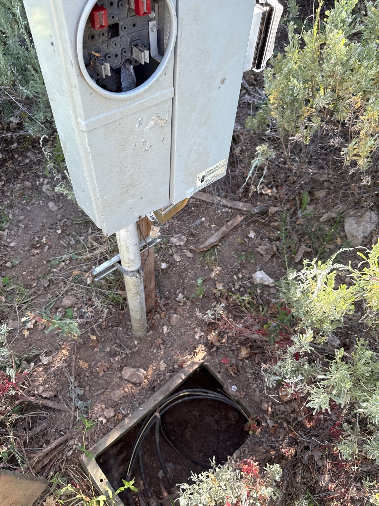Bear Lake Cabin temp power #1 by H&H Electrical Services 