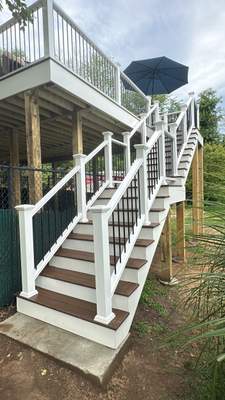 Deck in Stoughton, MA