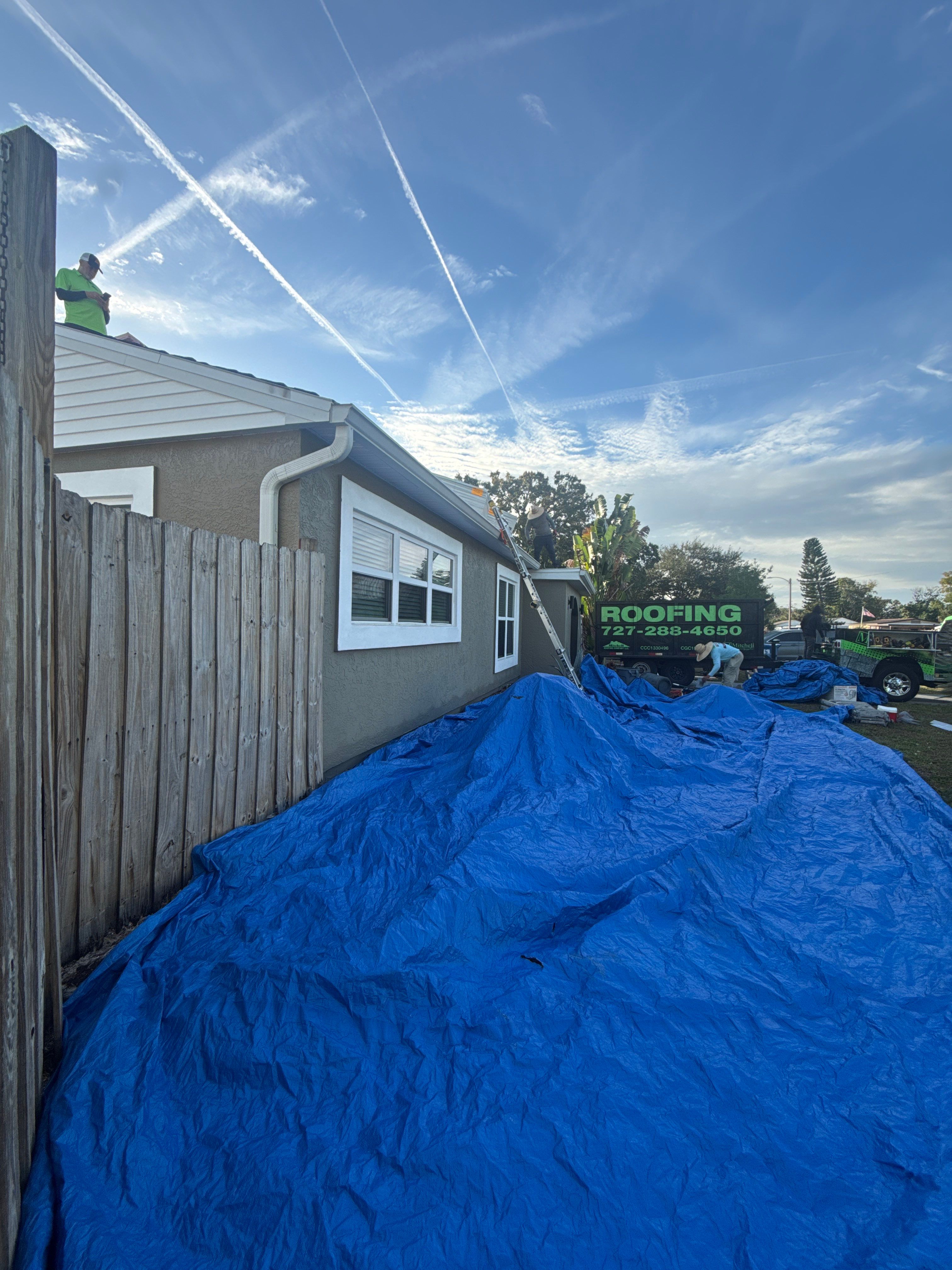 Project in St. Petersburg 33702 by Mitchell Roofing Company LLC